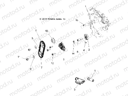 ENGINE | ENGINE, OIL PUMP - D22M2A57B4/G57B4 (49RGROILPUMP12RZR570)