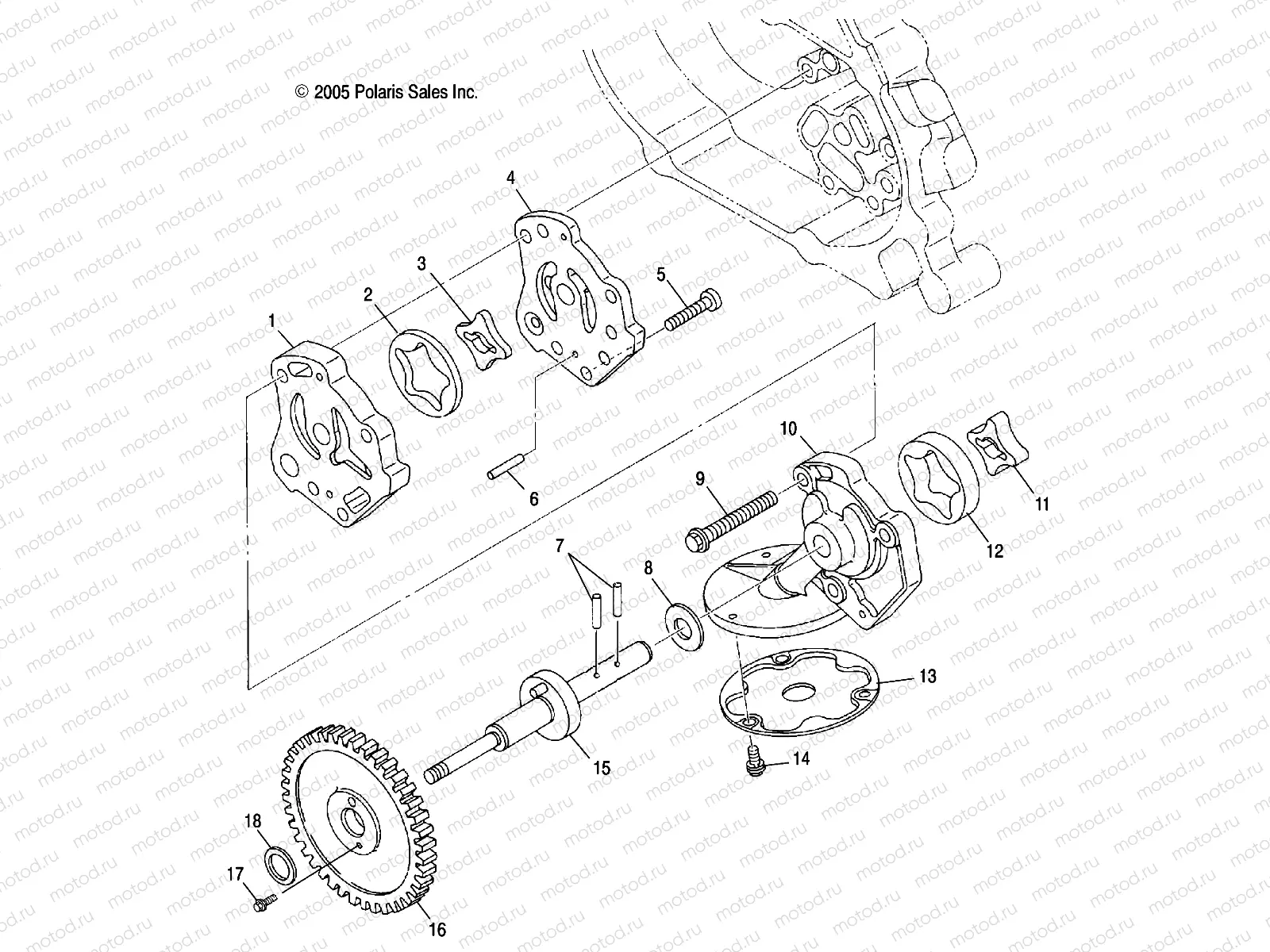 ENGINE | ENGINE, OIL PUMP - R07RH50AF/AR/AT (4999203249920324E02)