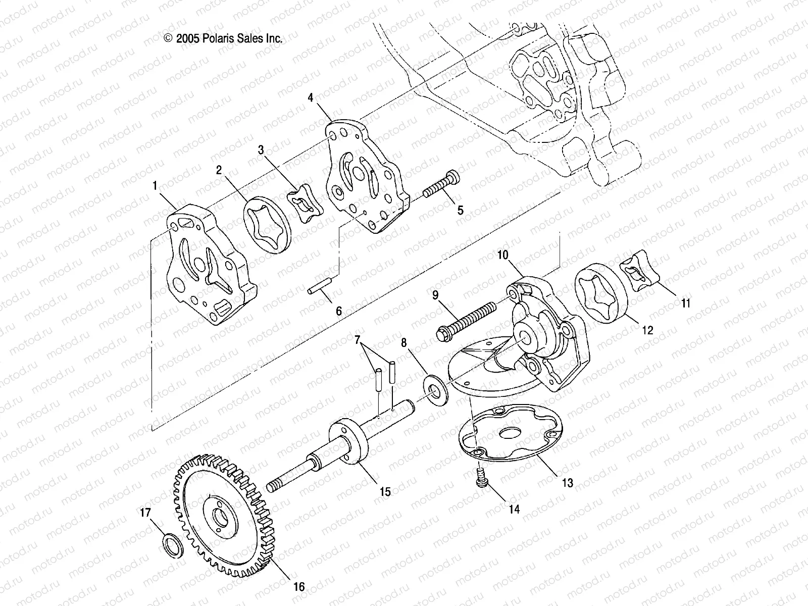 ENGINE | ENGINE, OIL PUMP - R08RB50AA (4999202119920211E02)