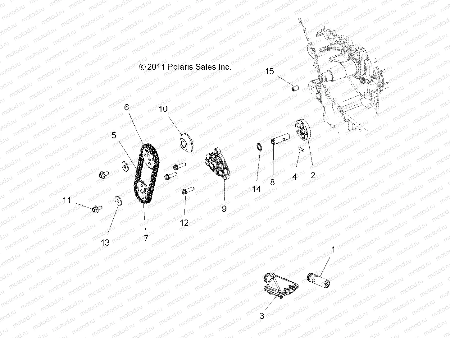 ENGINE | ENGINE, OIL PUMP - R16RVA57A1/B1/E57A9/B9 (49RGROILPUMP12RZR570)