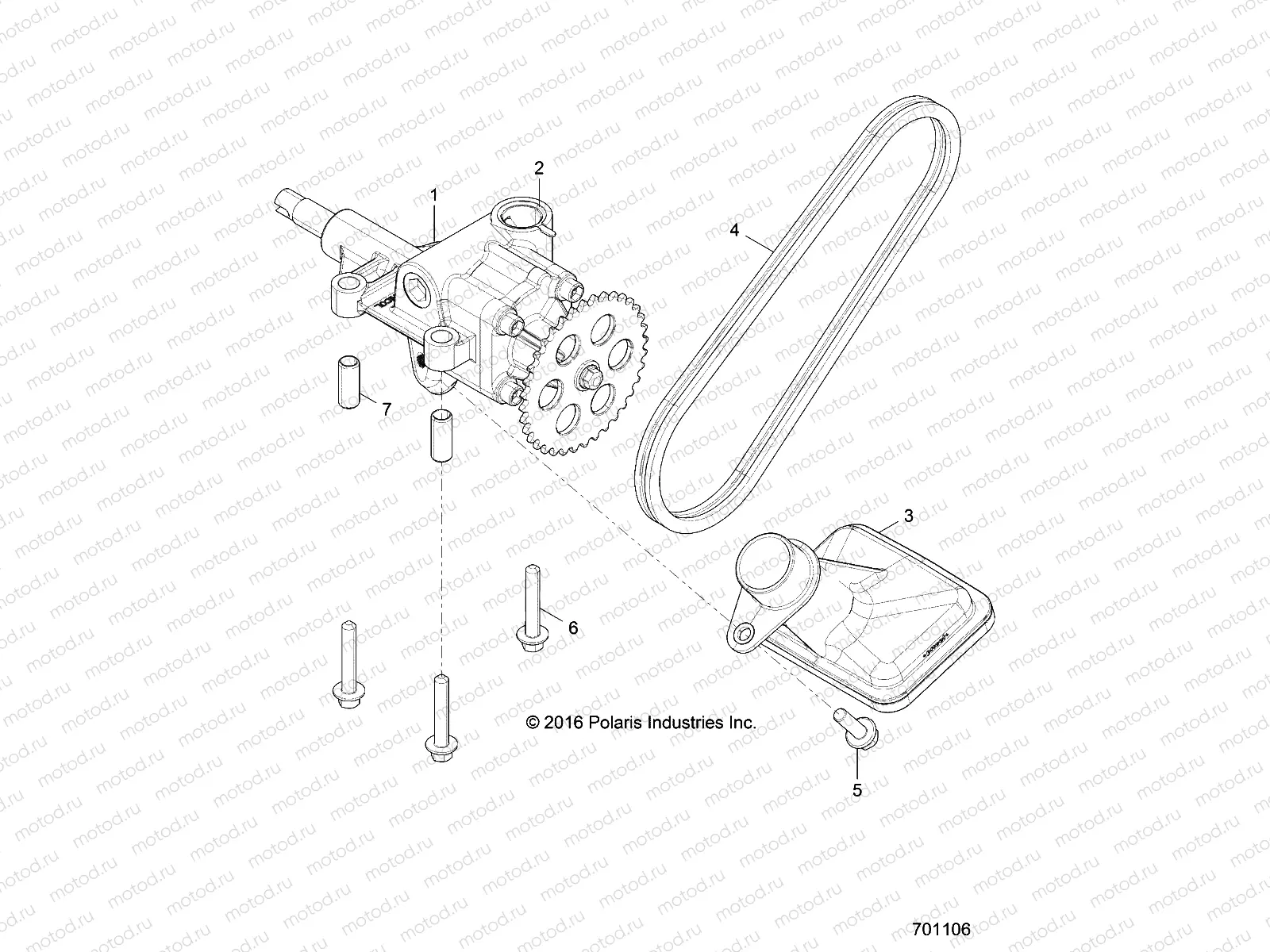 ENGINE | ENGINE, OIL PUMP - R18RVE99NX (701106)