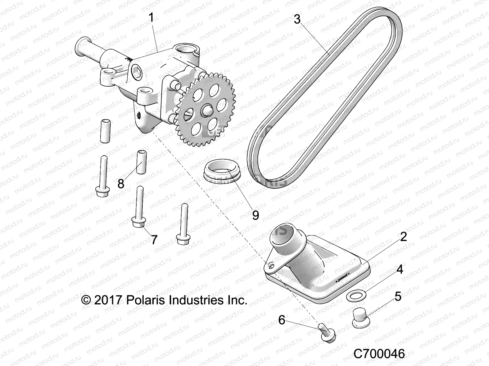 ENGINE | ENGINE, OIL PUMP - R21RSE99NP (C700046)
