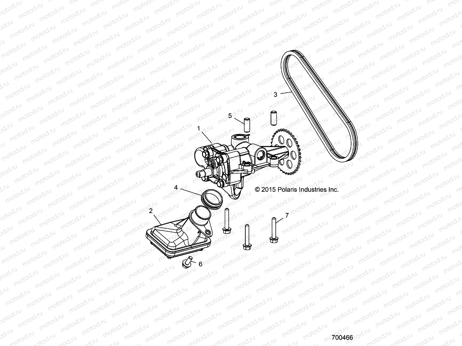 ENGINE | ENGINE, OIL PUMP - Z18VFE92BB/BM/BS/BU/LBK (700466)