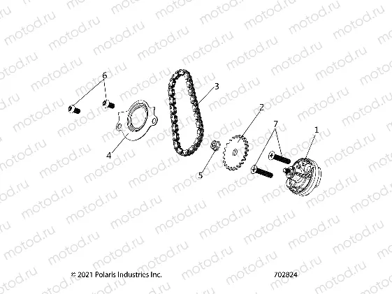 ENGINE | ENGINE, OIL PUMP - Z21HCB18B2 (702824)