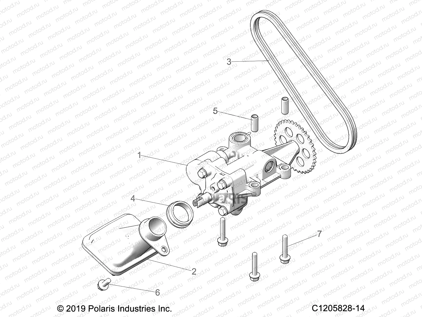 ENGINE | ENGINE, OIL PUMP - Z21RAU92AN/BN (C1205828-14)