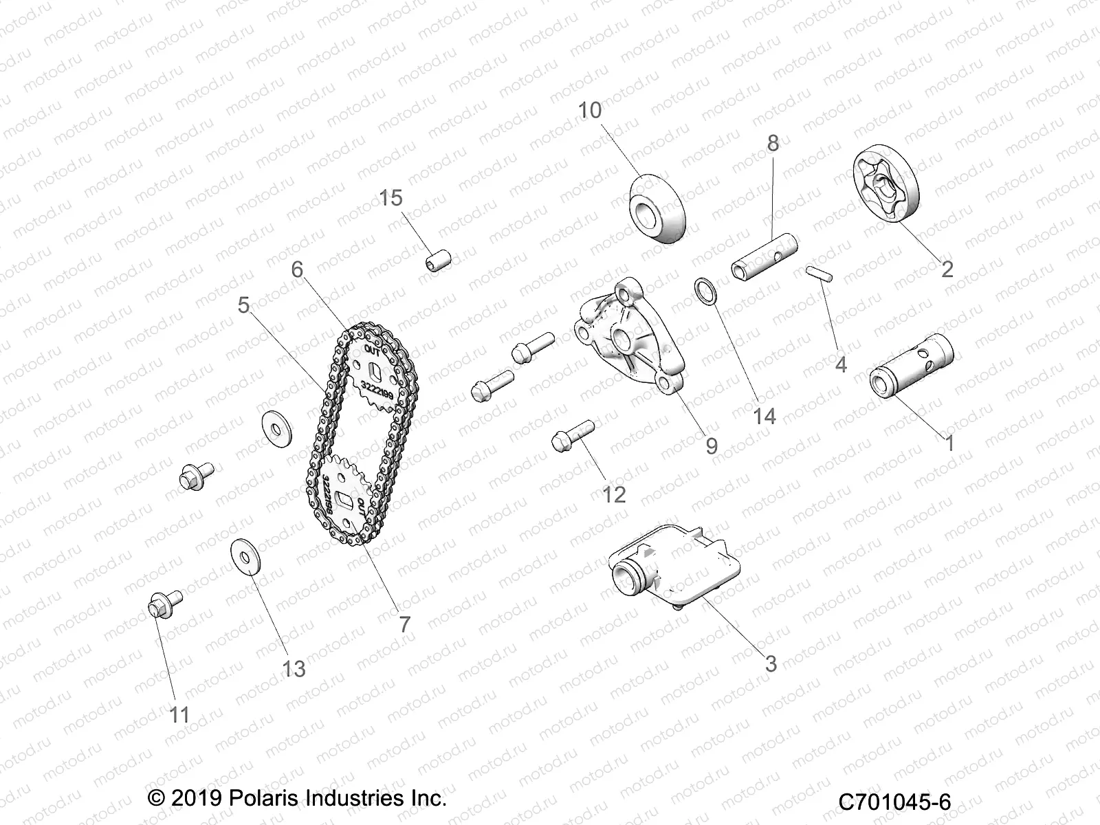 ENGINE | ENGINE, OIL PUMP - Z22CHA57A2/K2  (C701045-6)