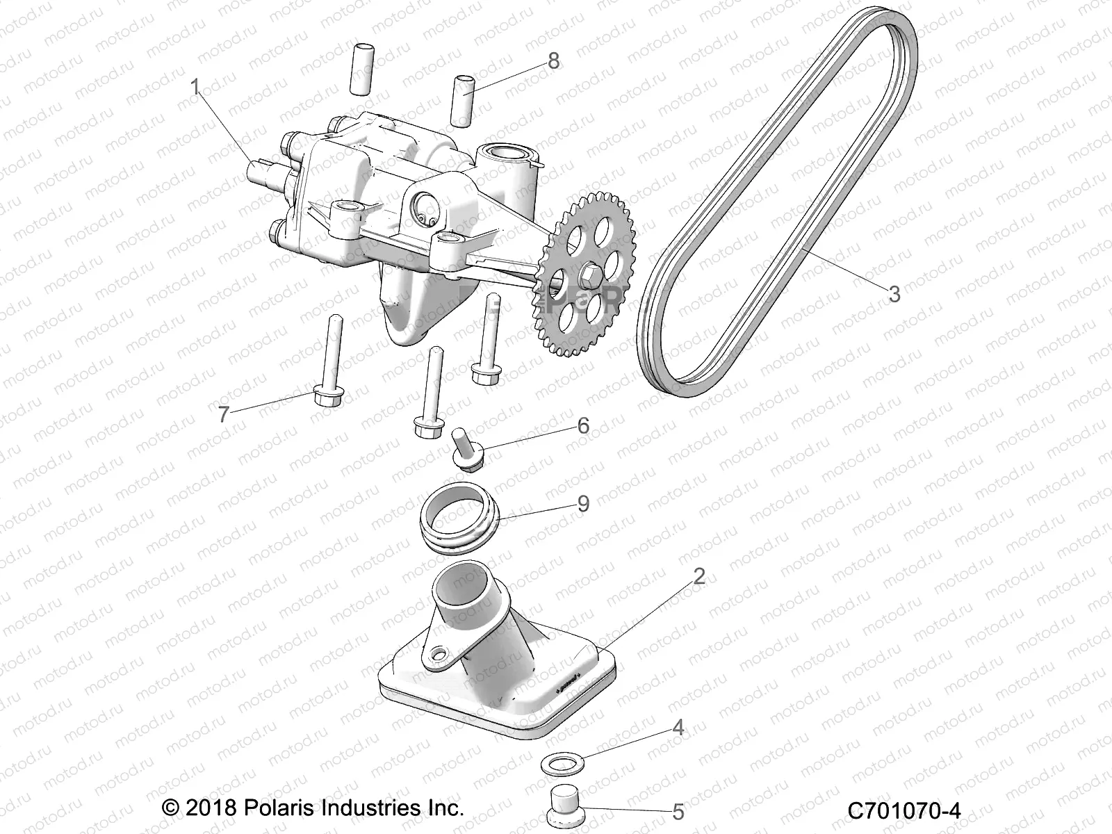 ENGINE | ENGINE, OIL PUMP - Z22NAS99CZ (C701070-4)