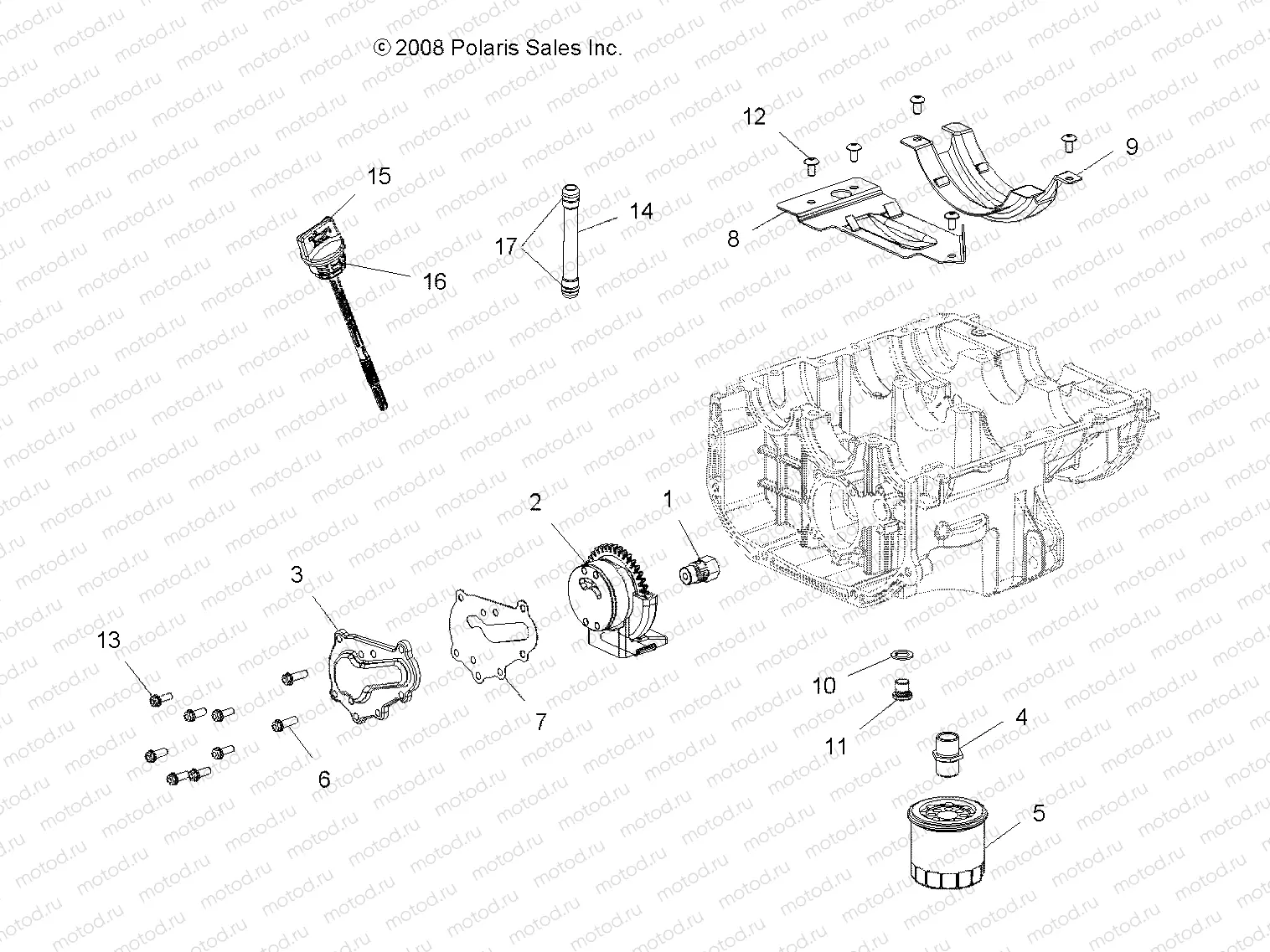 ENGINE | ENGINE, OIL SYSTEM - A14ZN8EFP (49ATVOIL09SPXP850)