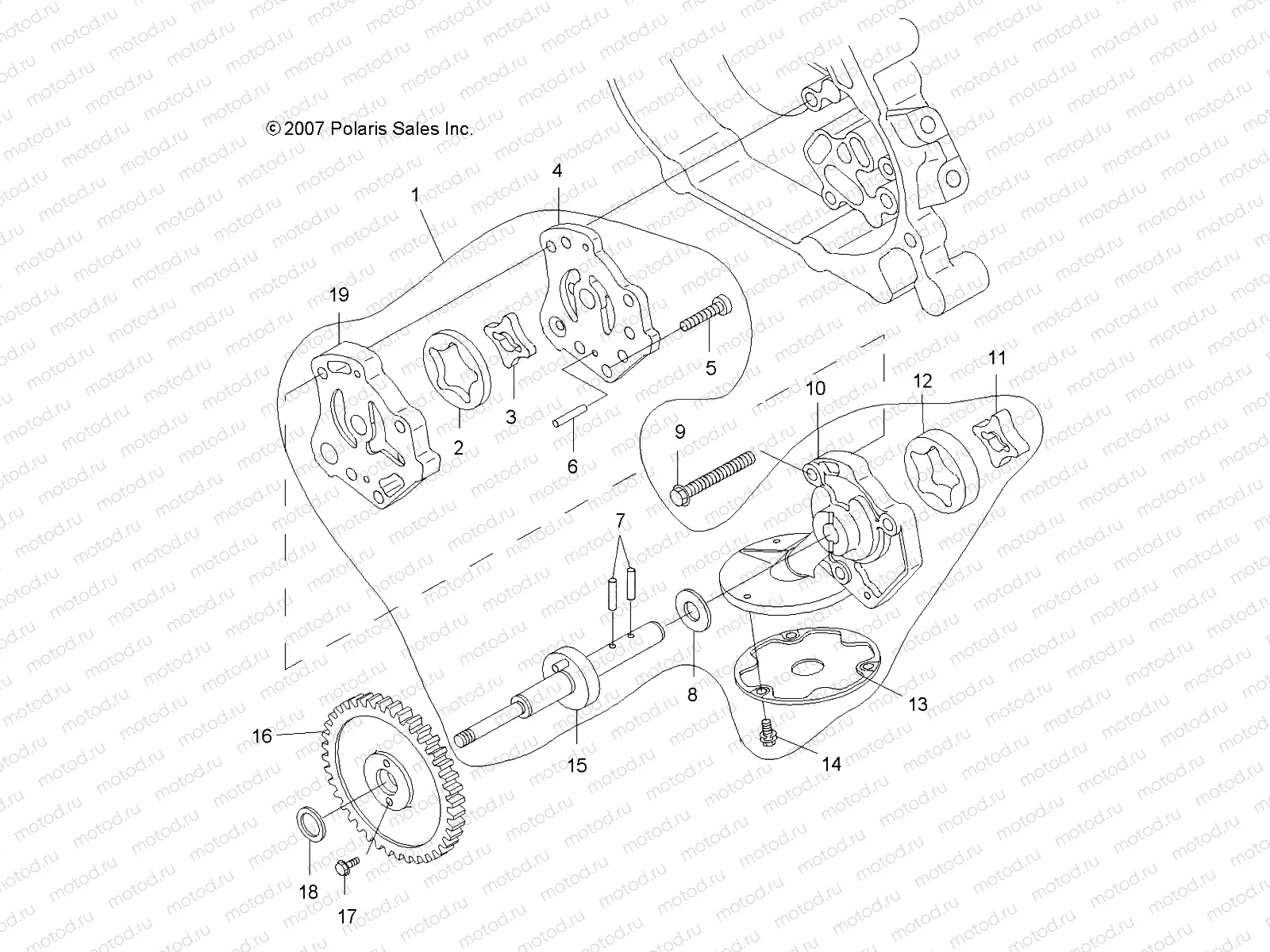 ENGINE | ENGINE, OIL SYSTEM and OIL PUMP - A08BG50FA (49OILPUMP08SCRAM)