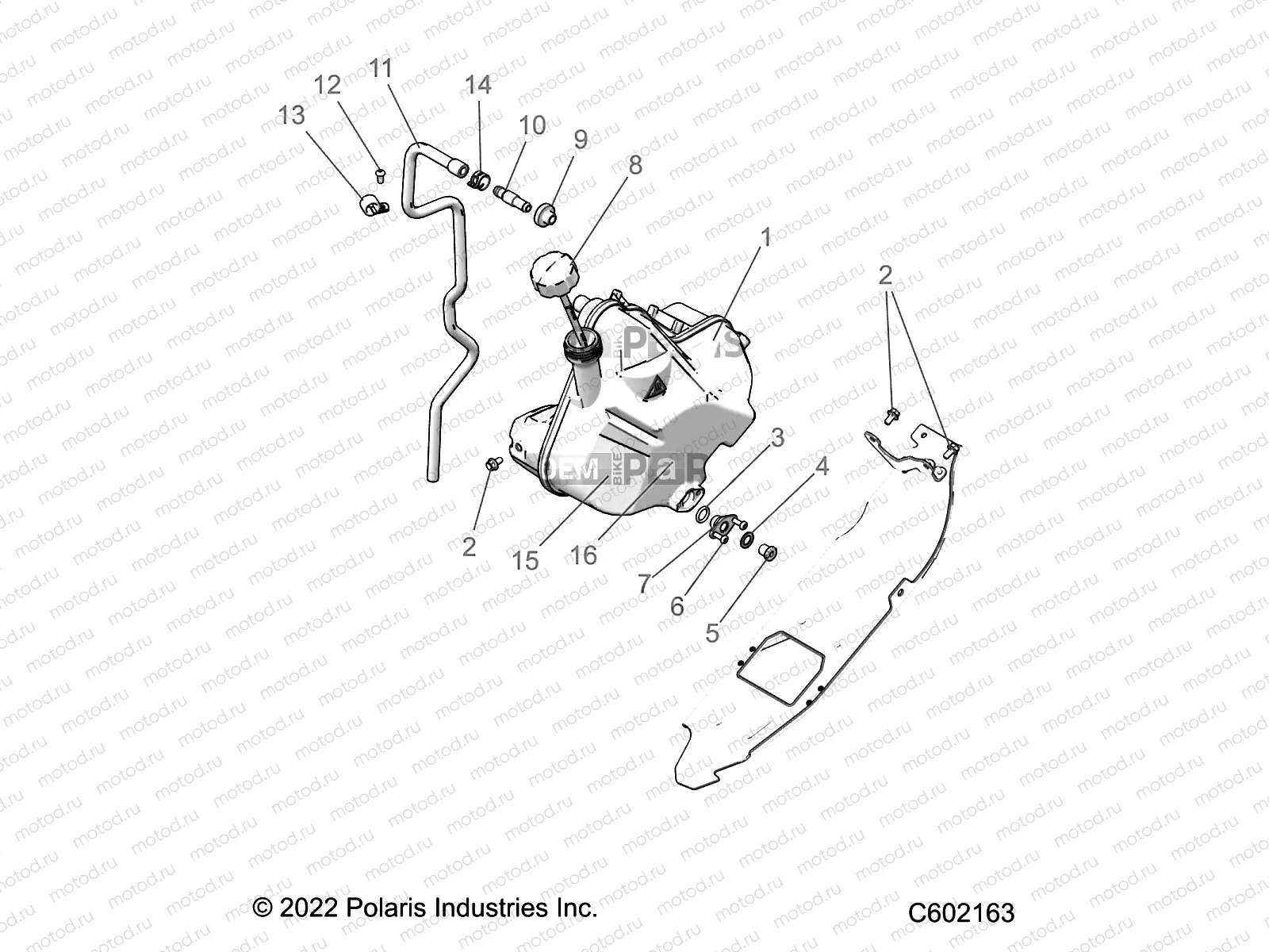 ENGINE | ENGINE, OIL TANK - S23TDP9FS (C602163)