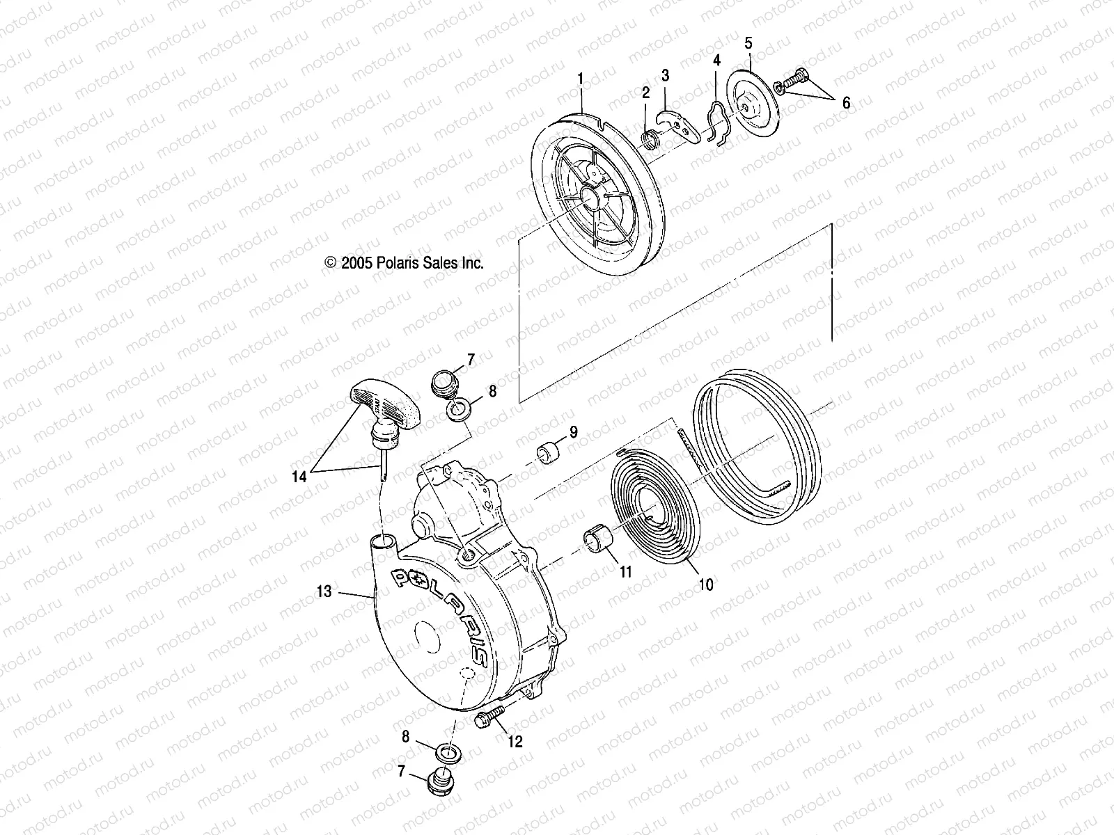 ENGINE | ENGINE, RECOIL STARTER - A07CA32AA (4999202939920293C11)