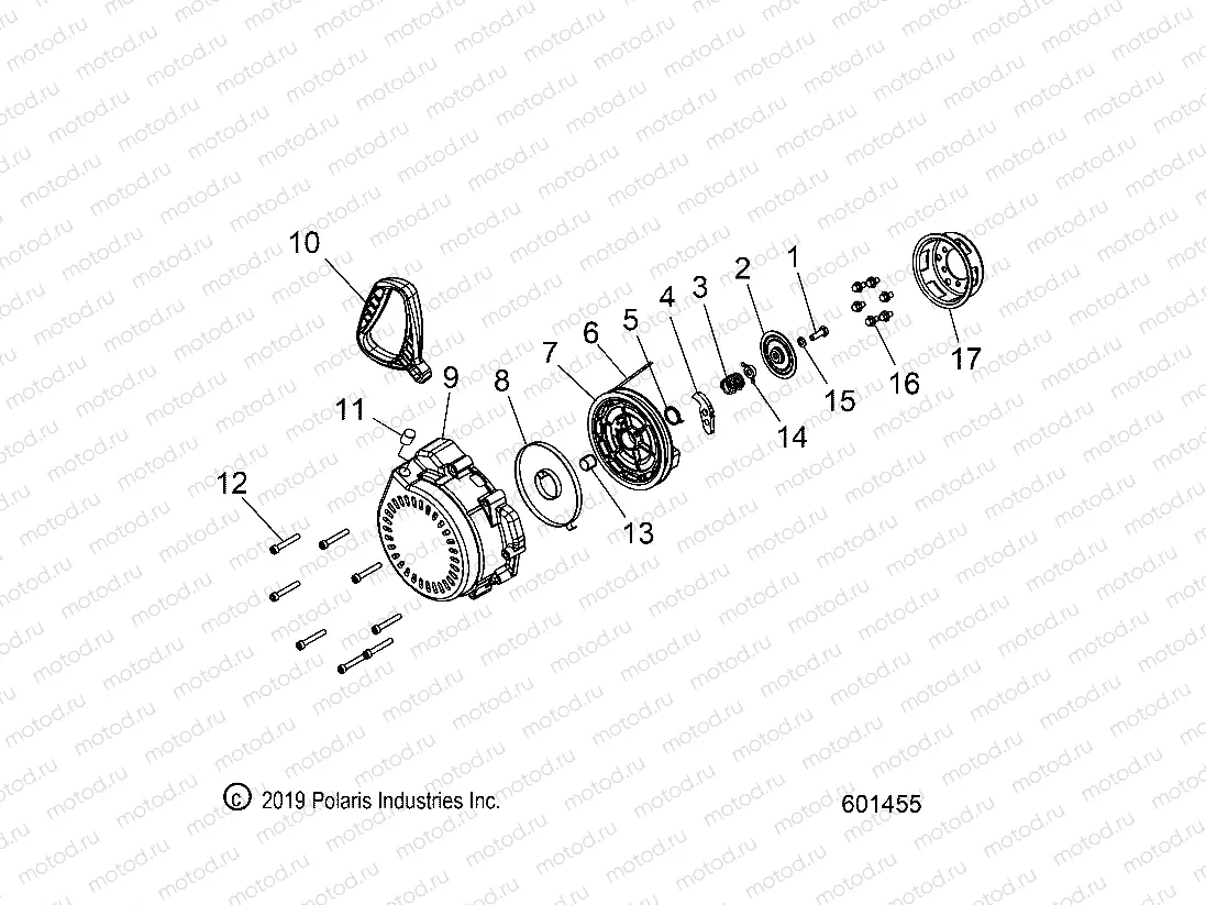 ENGINE | ENGINE, RECOIL STARTER - S20DDL8PS ALL OPTIONS (49SNOWRECOIL12SB)