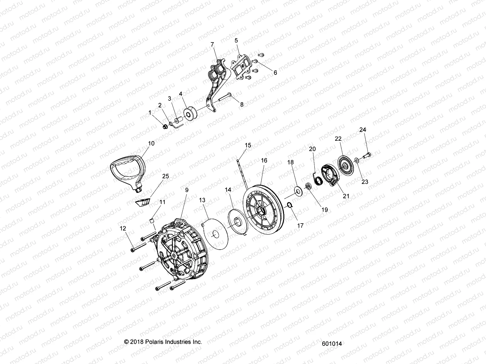 ENGINE | ENGINE, RECOIL STARTER - S22EGE8RS/D8RS ALL OPTIONS (601014)