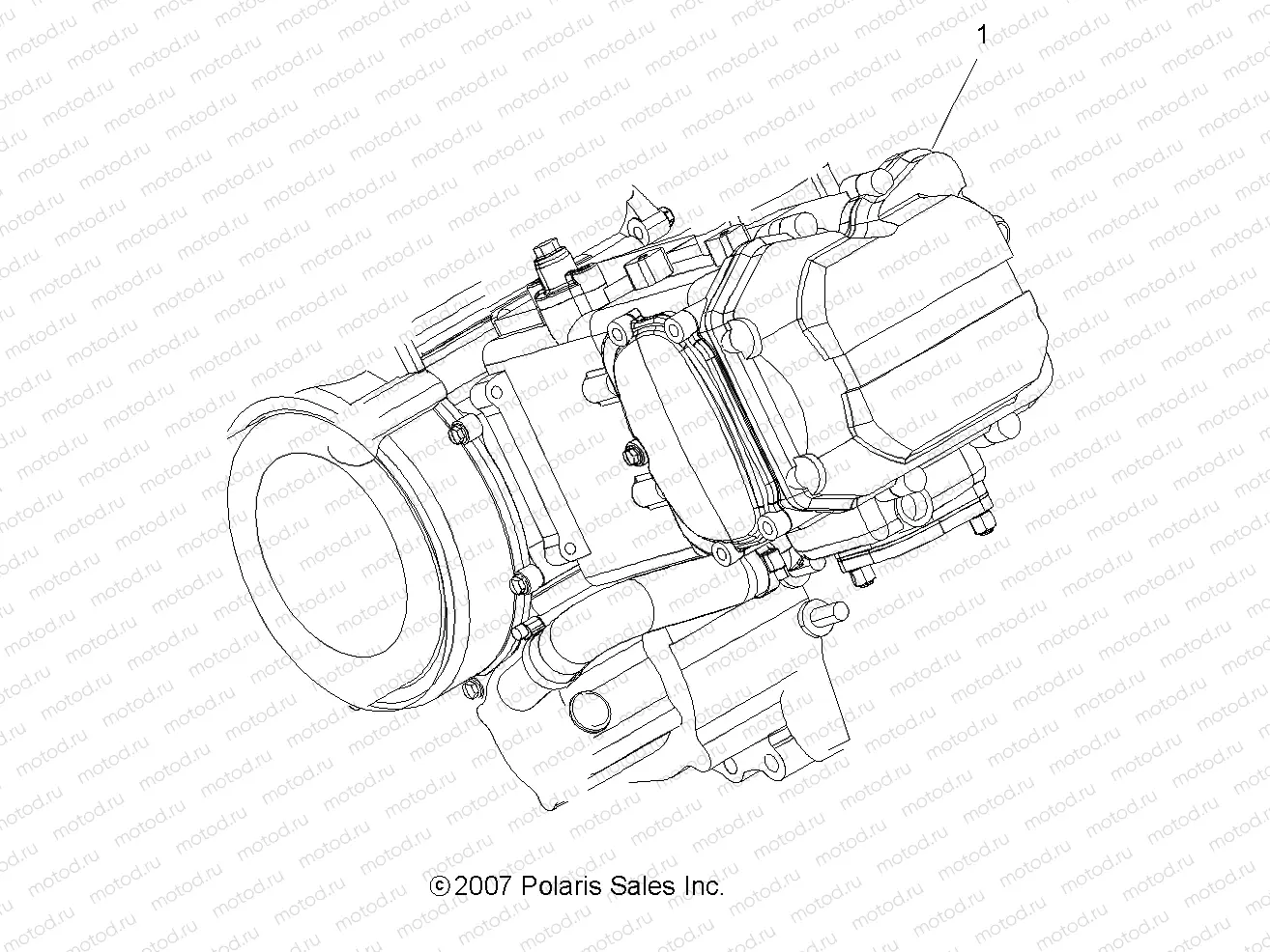 ENGINE | ENGINE, SHORT BLOCK - A14MB46TH (49ATVENGINE08SP500)