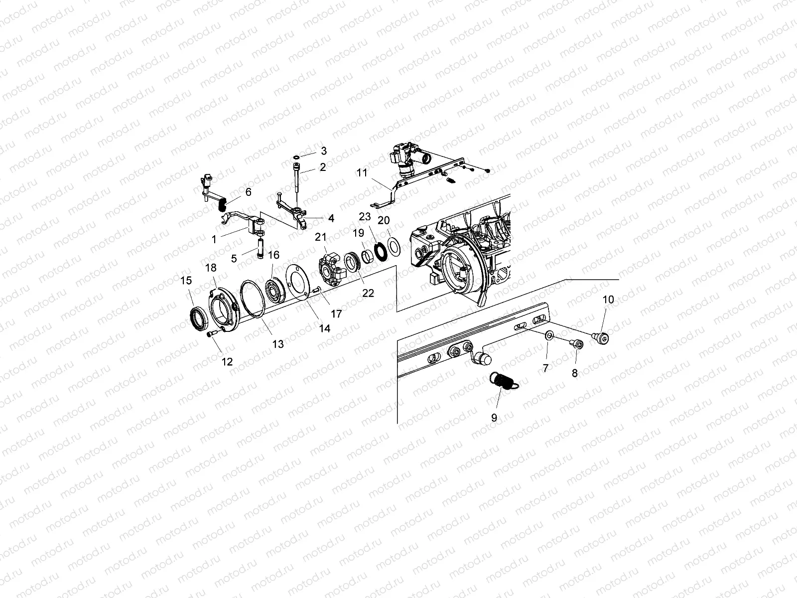 ENGINE | ENGINE, SPEED GOVERNOR - R17B1PD1AA/2P (49BRUTUSGOVERNOR15DSL)