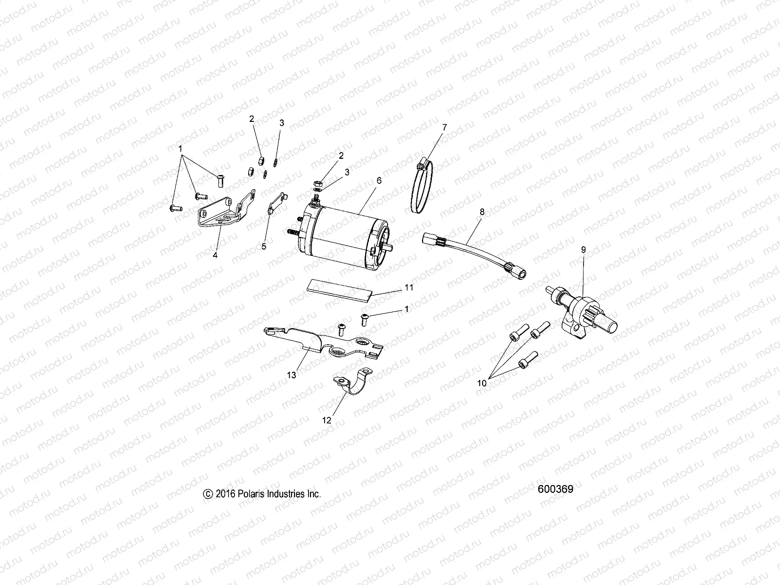 ENGINE | ENGINE, STARTER MOTOR - S21EDB6PSL (600369)