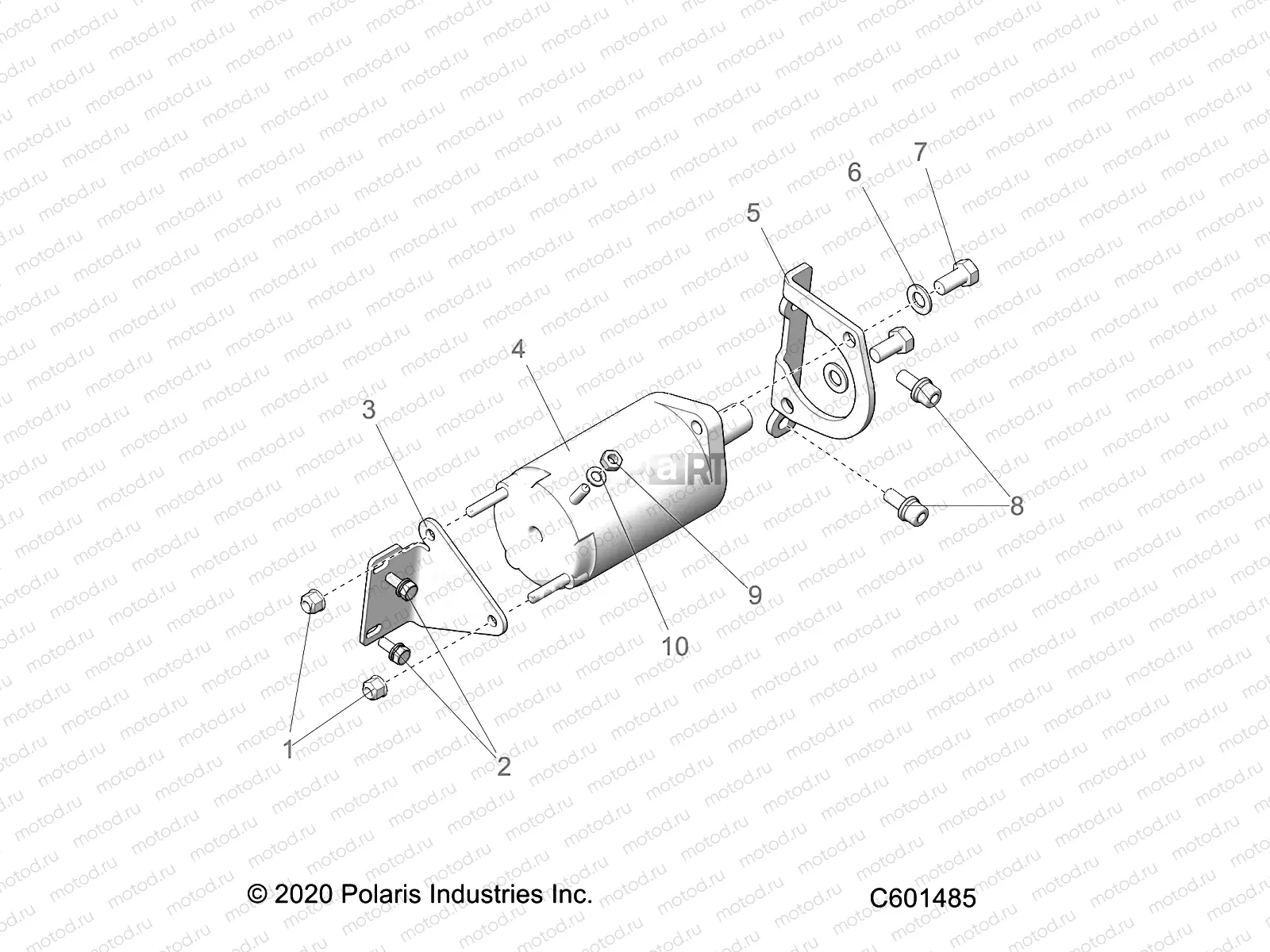 ENGINE | ENGINE, STARTER MOTOR - S22CED5TSL/TSU (C601485)