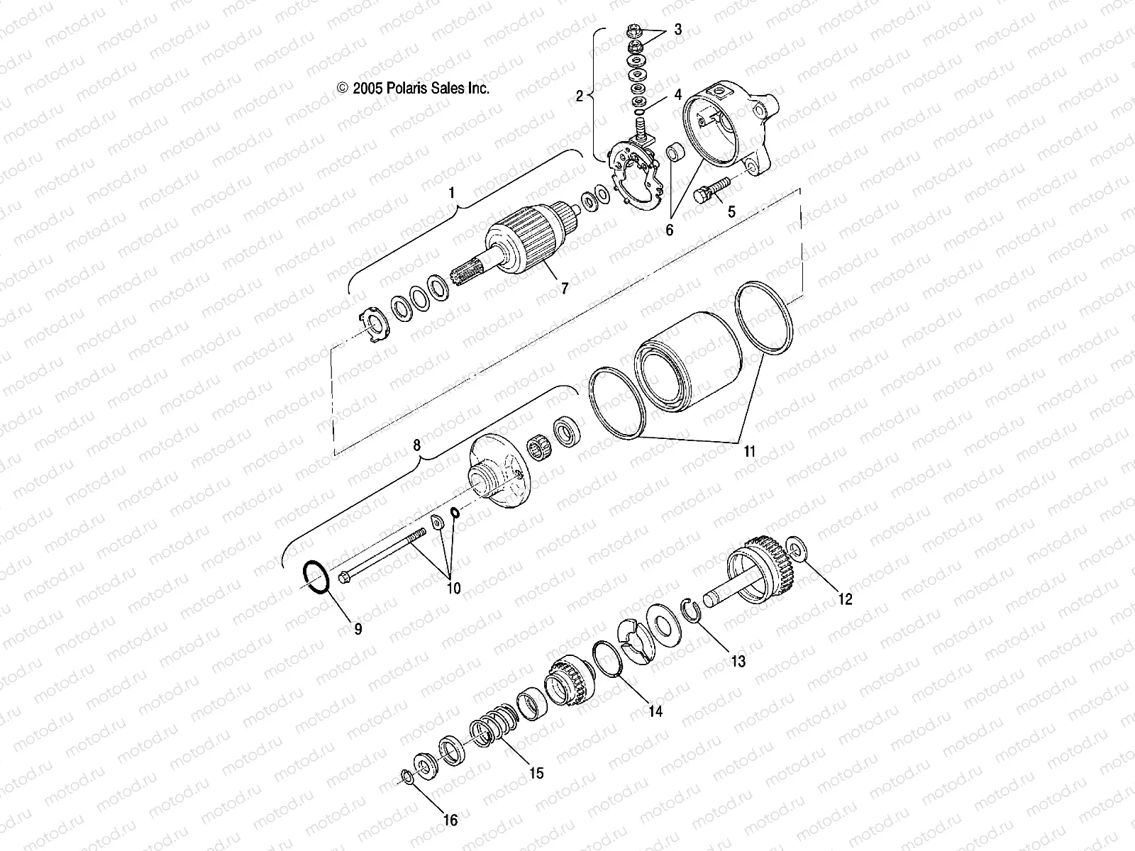 ENGINE | ENGINE, STARTING MOTOR - A07CL50AA (4999201649920164E01)