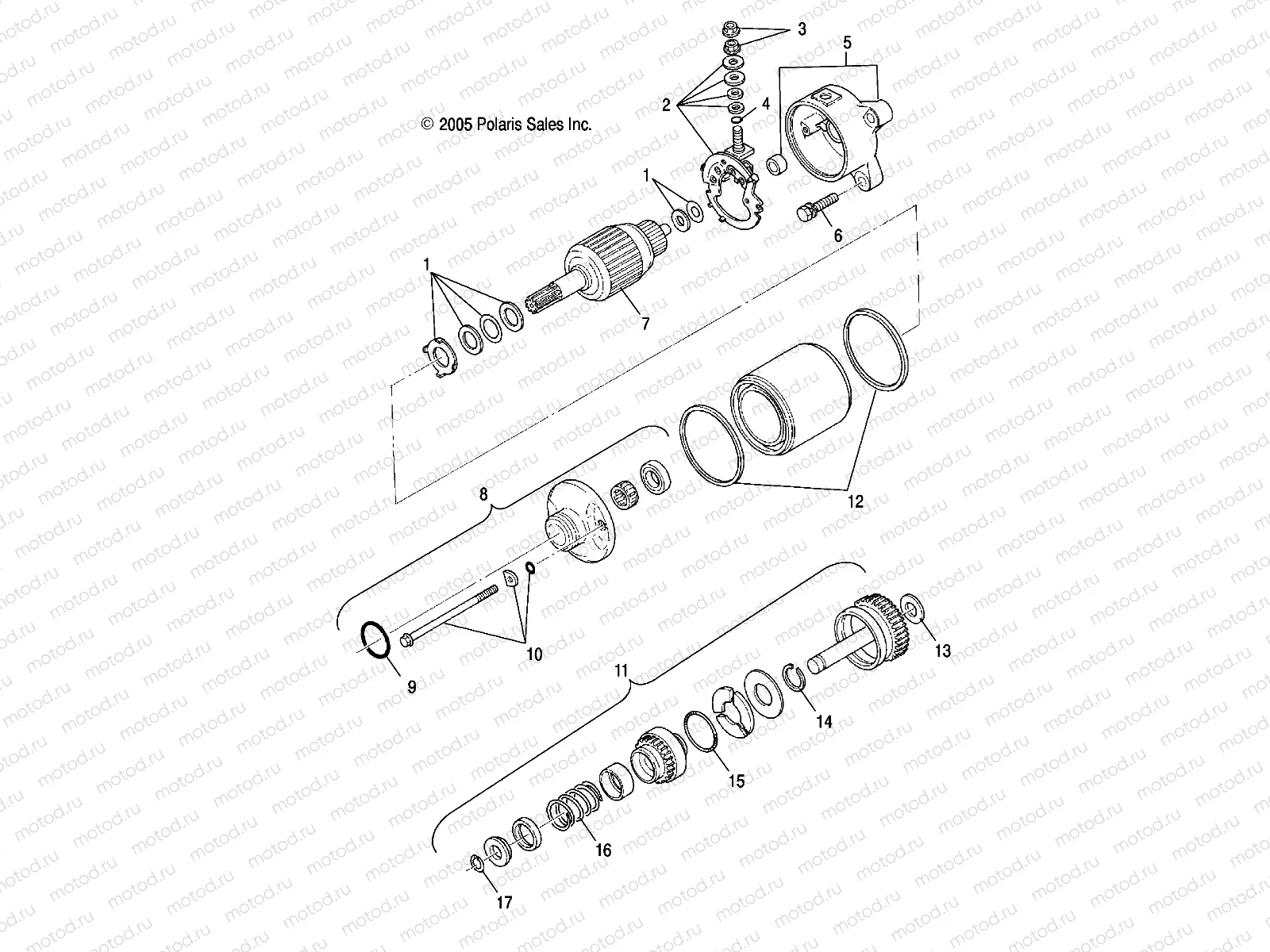 ENGINE | ENGINE, STARTING MOTOR - A07MH46AA/AZ (4999200059920005E01)