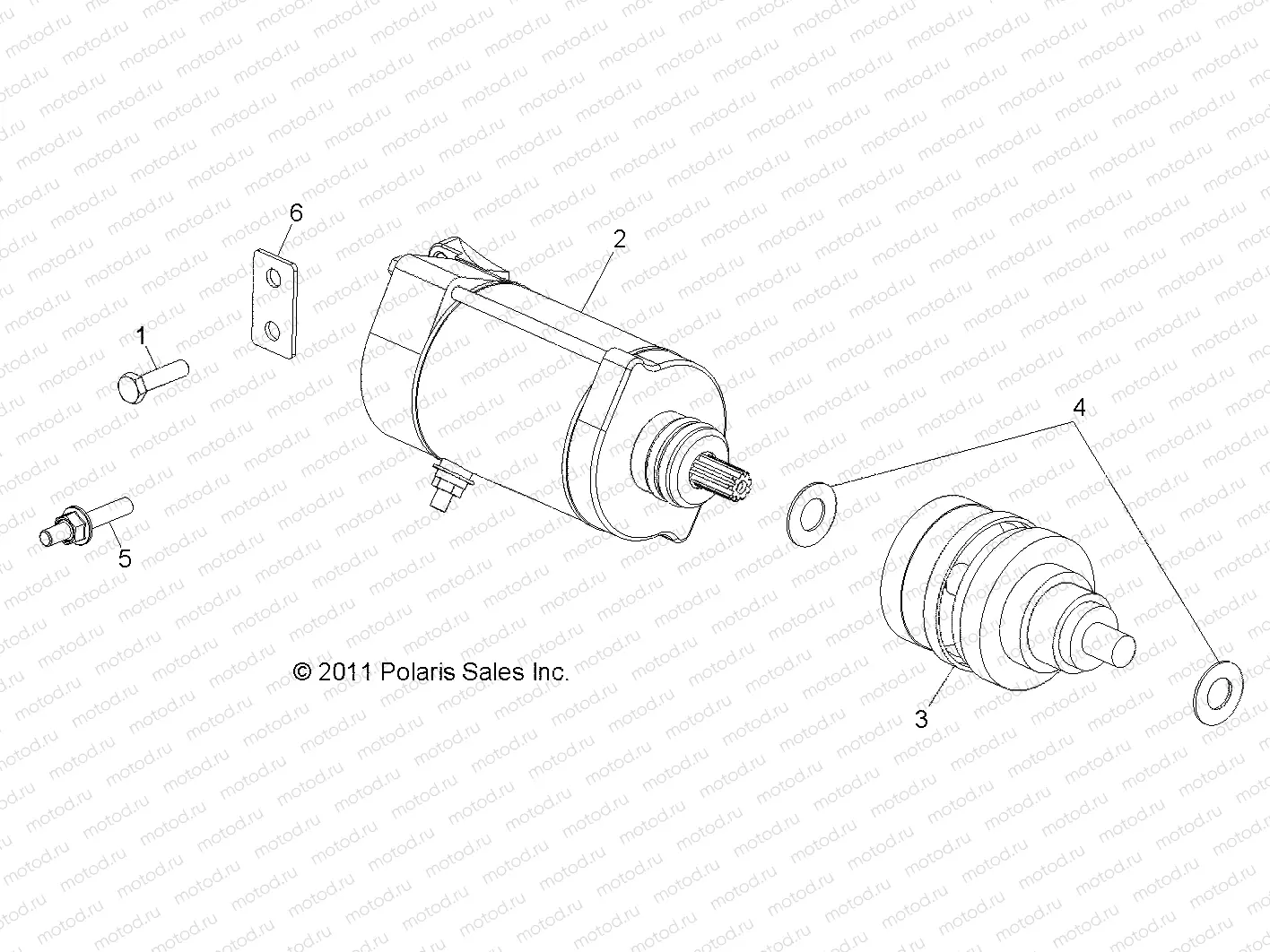 ENGINE | ENGINE, STARTING MOTOR - R13TH76/7E ALL OPTIONS (49RGRSTARTINGMTR12800XP)