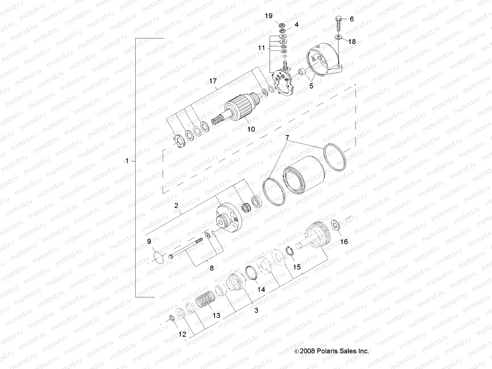 ENGINE | ENGINE, STARTING SYSTEM - A10LH27AX/AZ (49ATVSTARTER09SP300)