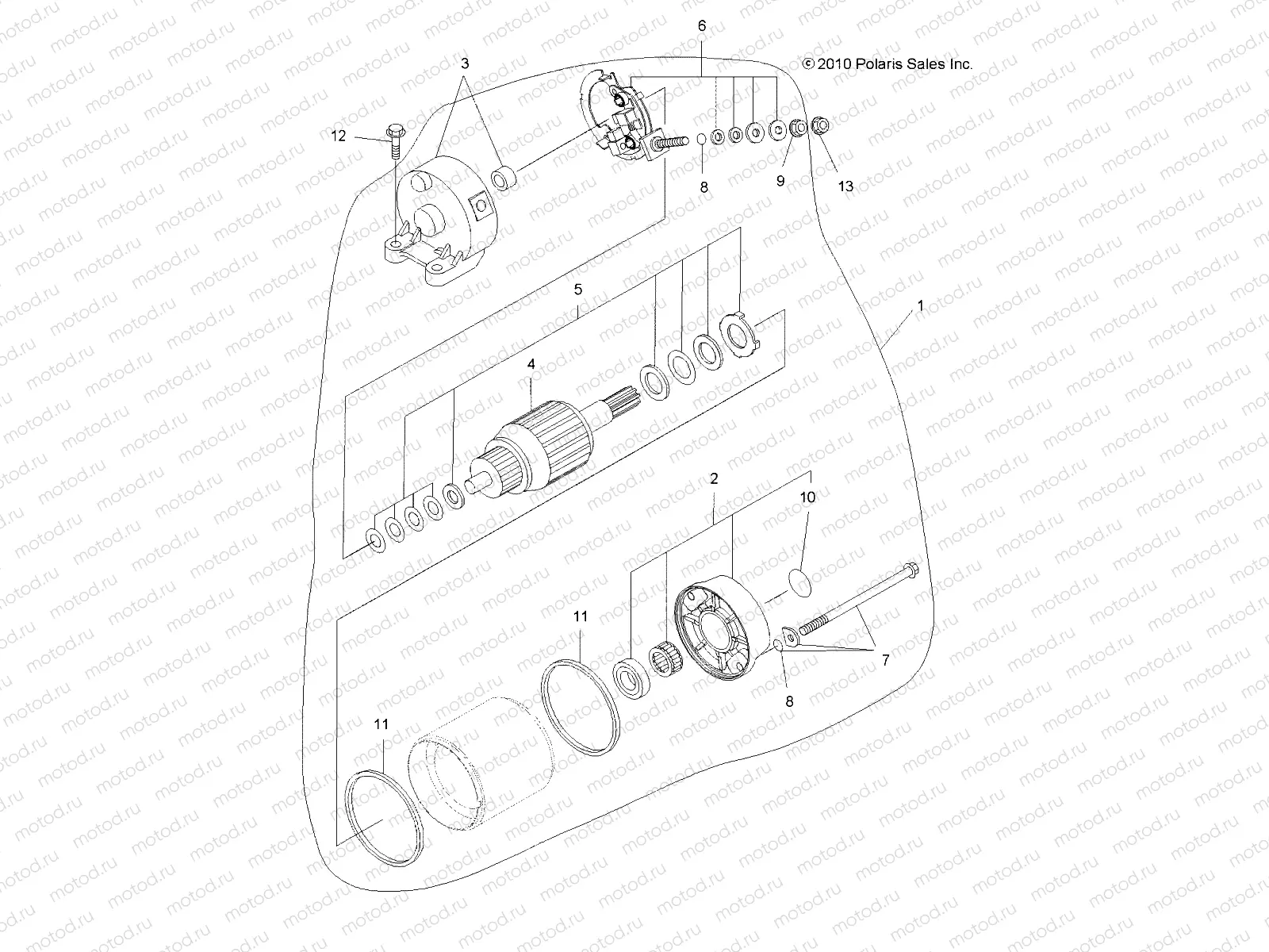 ENGINE | ENGINE, STARTING SYSTEM - A14DN5EAH/EAR (49ATVSTARTER11SPXP550)