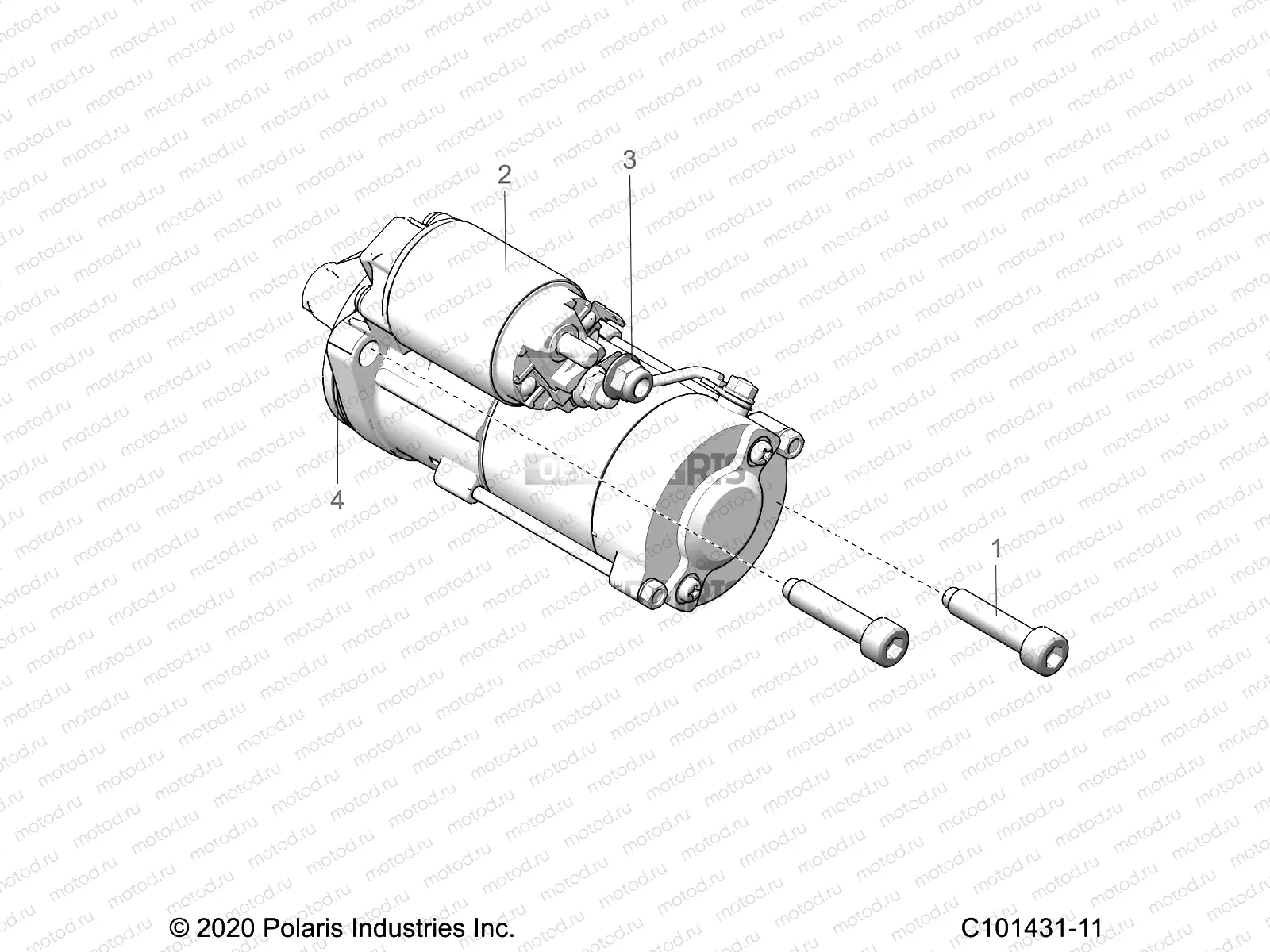 ENGINE | ENGINE, STARTING SYSTEM - A21SXE95KG (C101431-11)