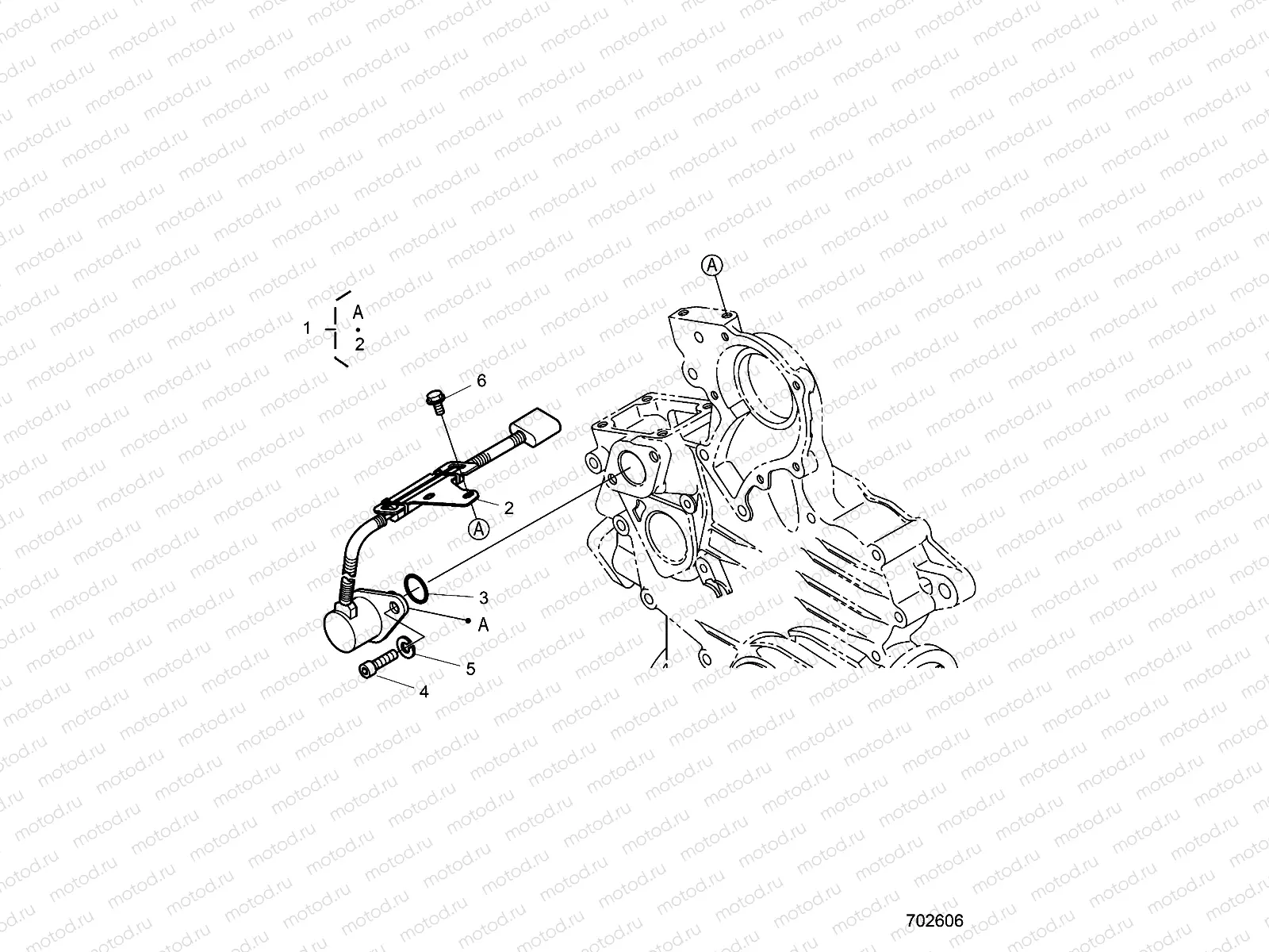 ENGINE | ENGINE, STOP SOLENOID - R19RRED4F1/N1/J1/SD4C1 (702606)