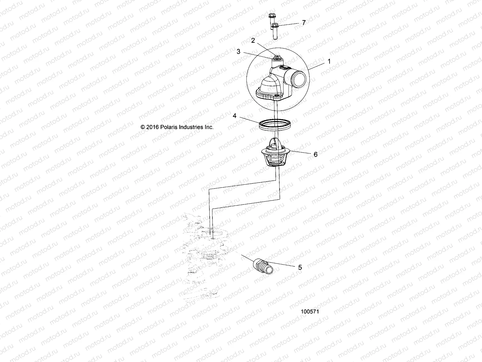 ENGINE | ENGINE, THERMOSTAT and COVER - A18SEA50B1/B5/SEE50B5/B8/SEG50B8