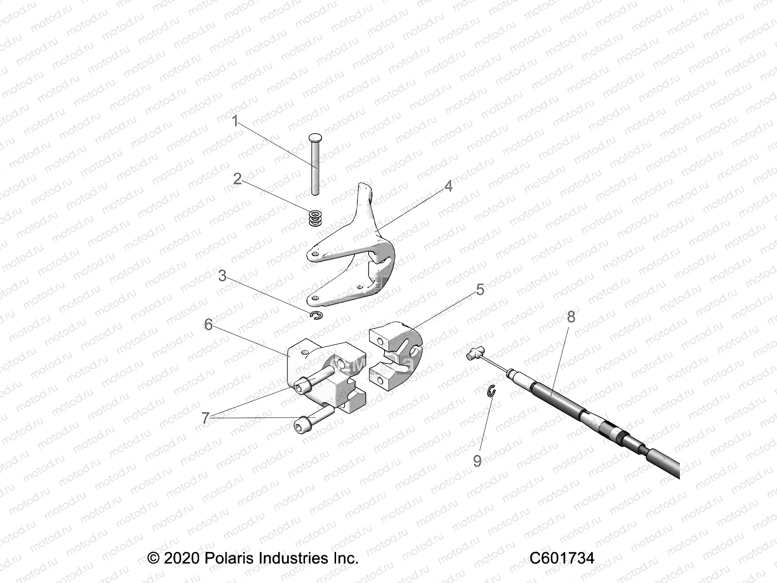 ENGINE | ENGINE, THROTTLE ASM. - S22MDX6DSA/6DEA (C601734)