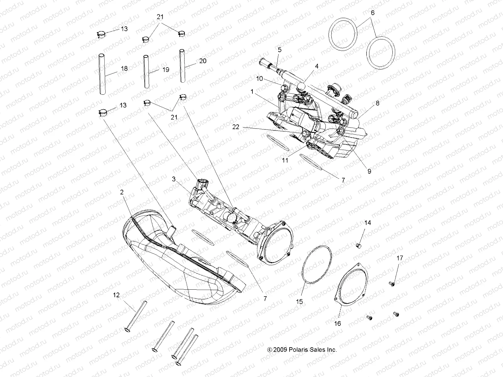 ENGINE | ENGINE, THROTTLE BODY - A09ZN85/8X ALL OPTIONS (49ATVTHROTTLEBODY09SPXP850)