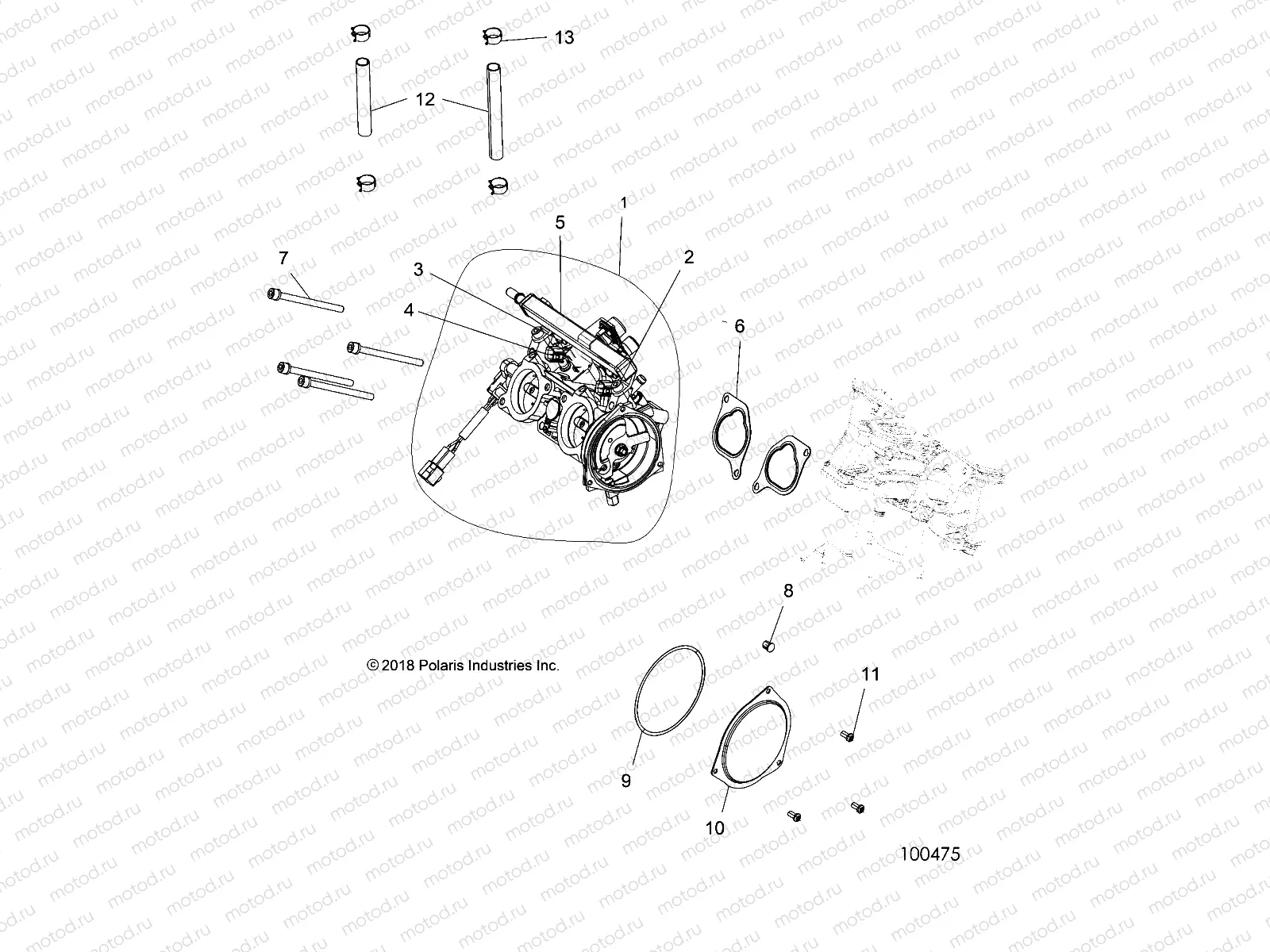 ENGINE | ENGINE, THROTTLE BODY - A18SVA85B5 (100475)