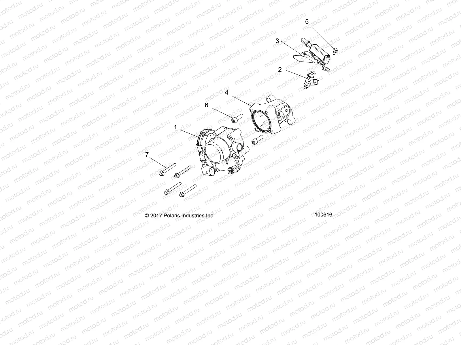ENGINE | ENGINE, THROTTLE BODY and FUEL RAIL - A19DBA50A5 (100616)