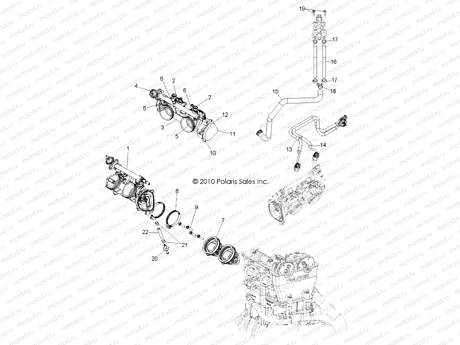 ENGINE | ENGINE, THROTTLE BODY and INJECTOR - R13JT9EFX (49RGRTHROTTLEBODY11RZRS)