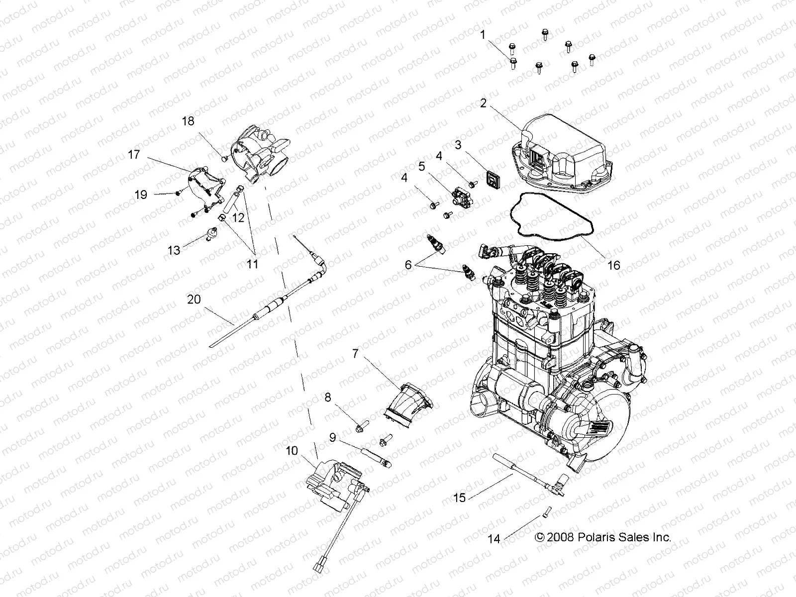 ENGINE | ENGINE, THROTTLE BODY and VALVE COVER - R09RF68AF/AR/AZ (49RGRTHROTTLEBODY097006X6)