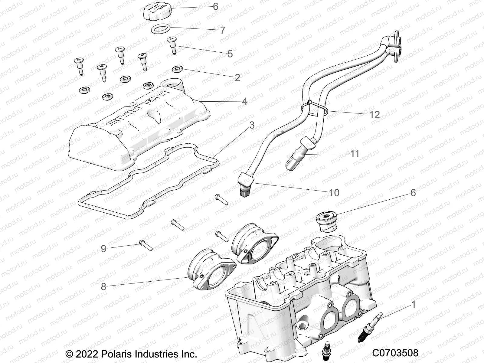 ENGINE | ENGINE, THROTTLE BODY AND VALVE COVER - R22TAA99A1/A7 (C0703508)