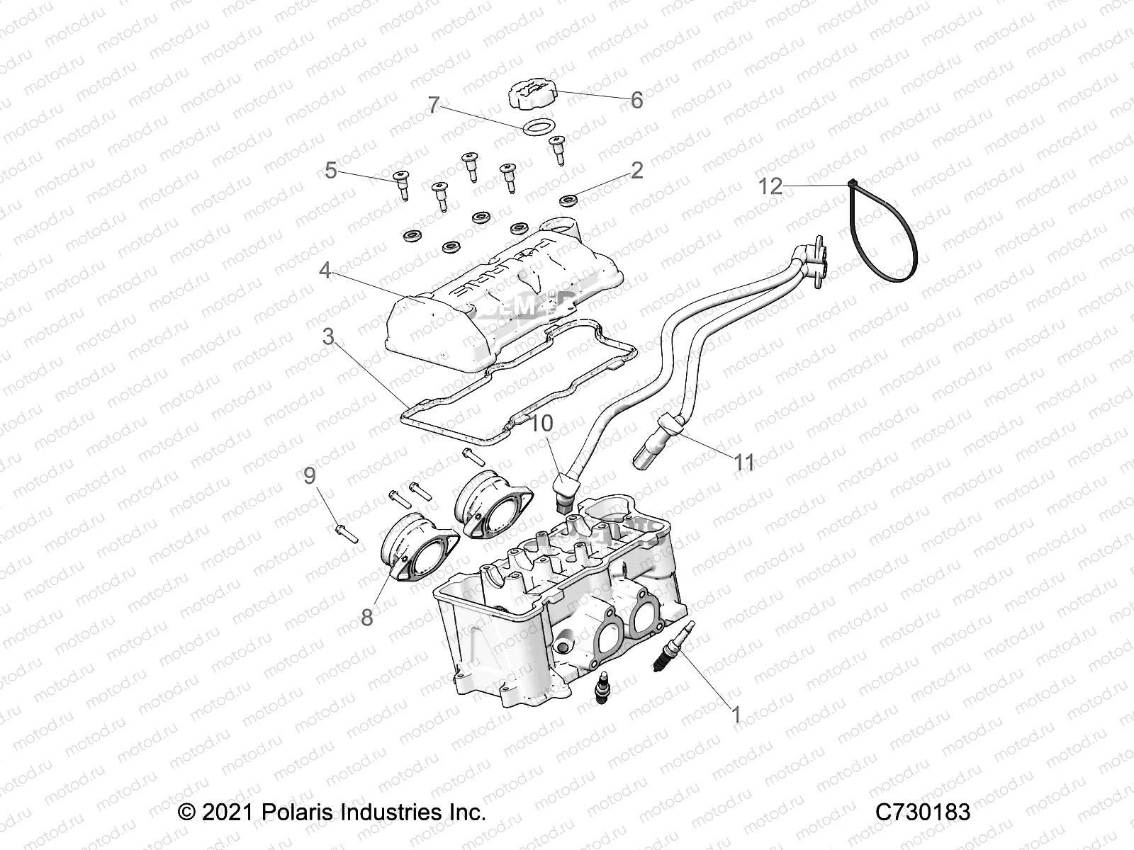 ENGINE | ENGINE, THROTTLE BODY AND VALVE COVER - R22TAE99FA/SFA/SCA/SCK (C730183)