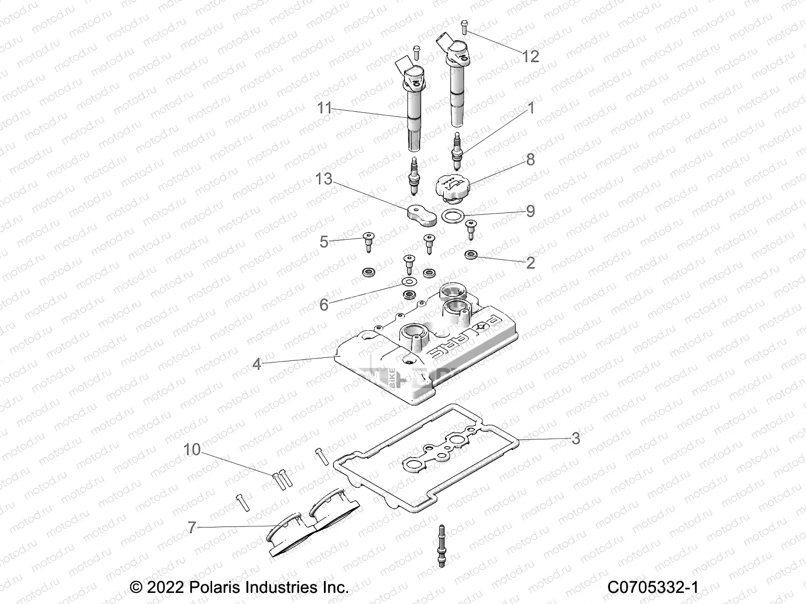 ENGINE | ENGINE, THROTTLE BODY AND VALVE COVER - Z21R4C92BF (C0705332-1)