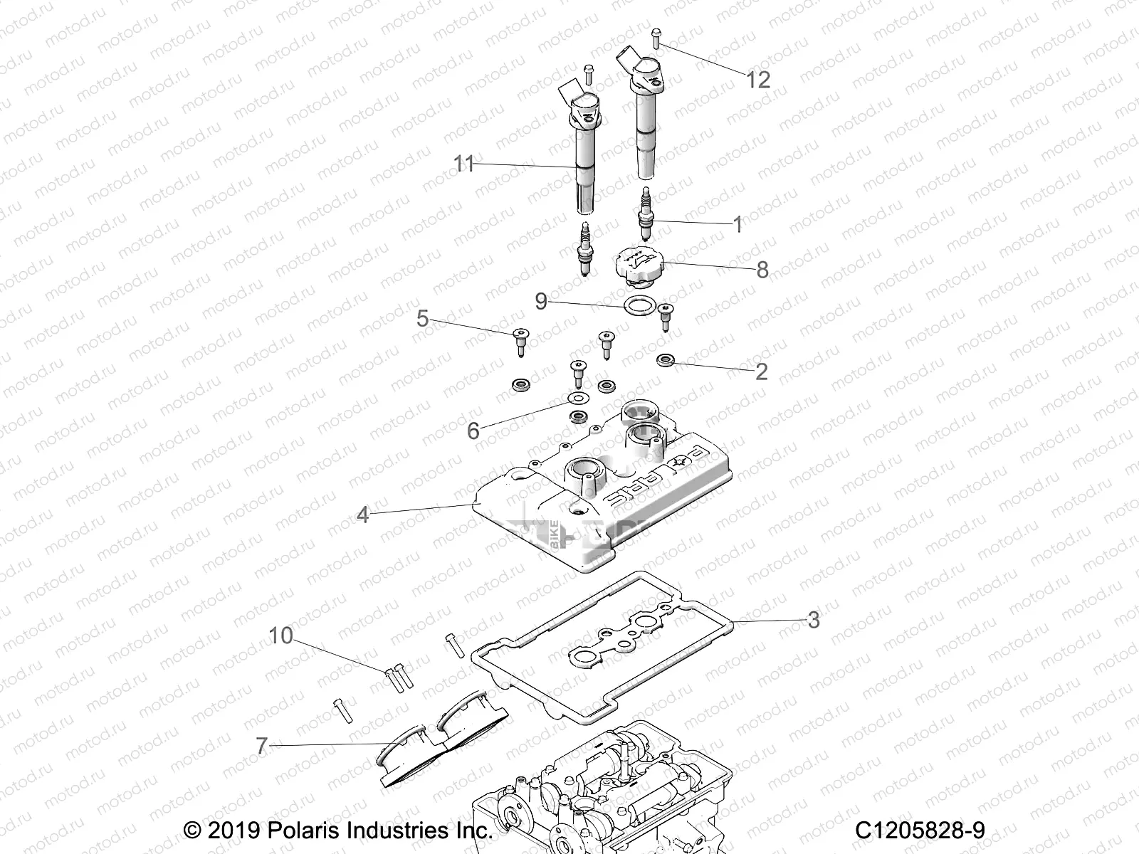 ENGINE | ENGINE, THROTTLE BODY AND VALVE COVER - Z22R4E92AD/AJ (C1205828-9)