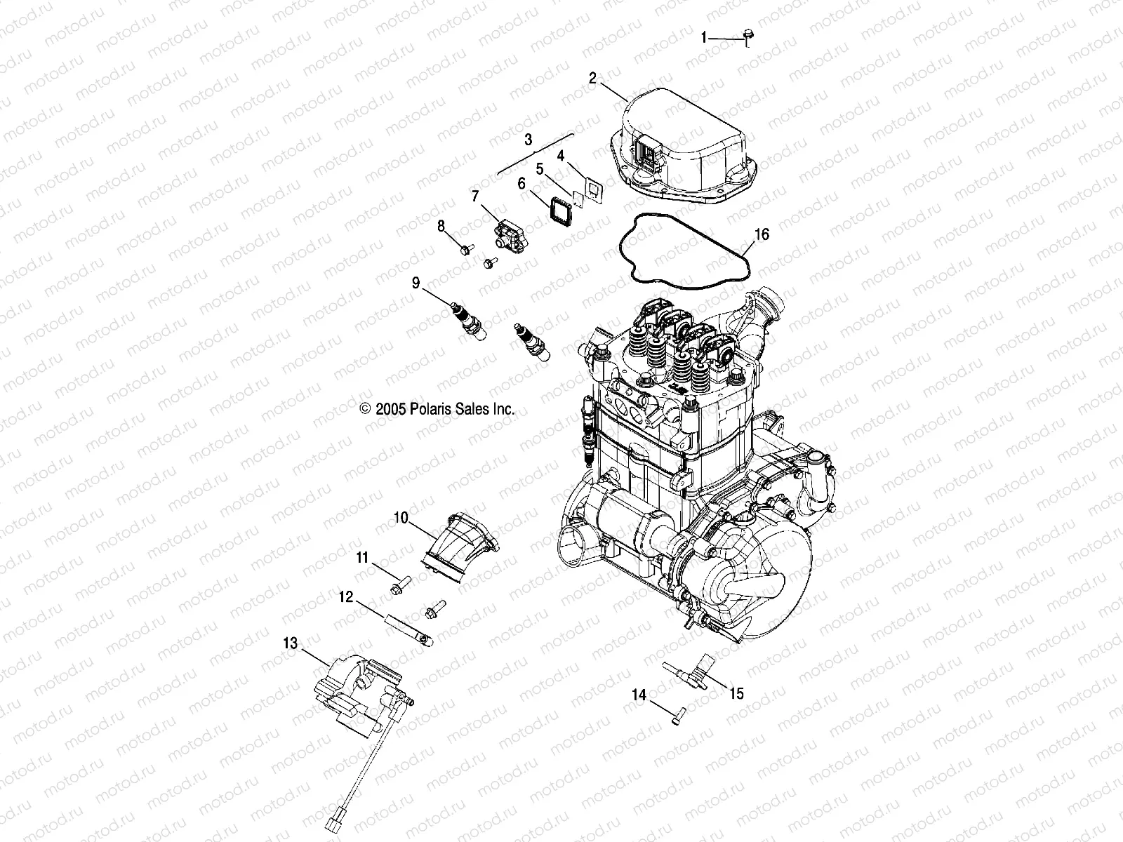 ENGINE | ENGINE, THROTTLE BODY MOUNTING - A07MH68AX/AY/AZ (4999200229920022D08)