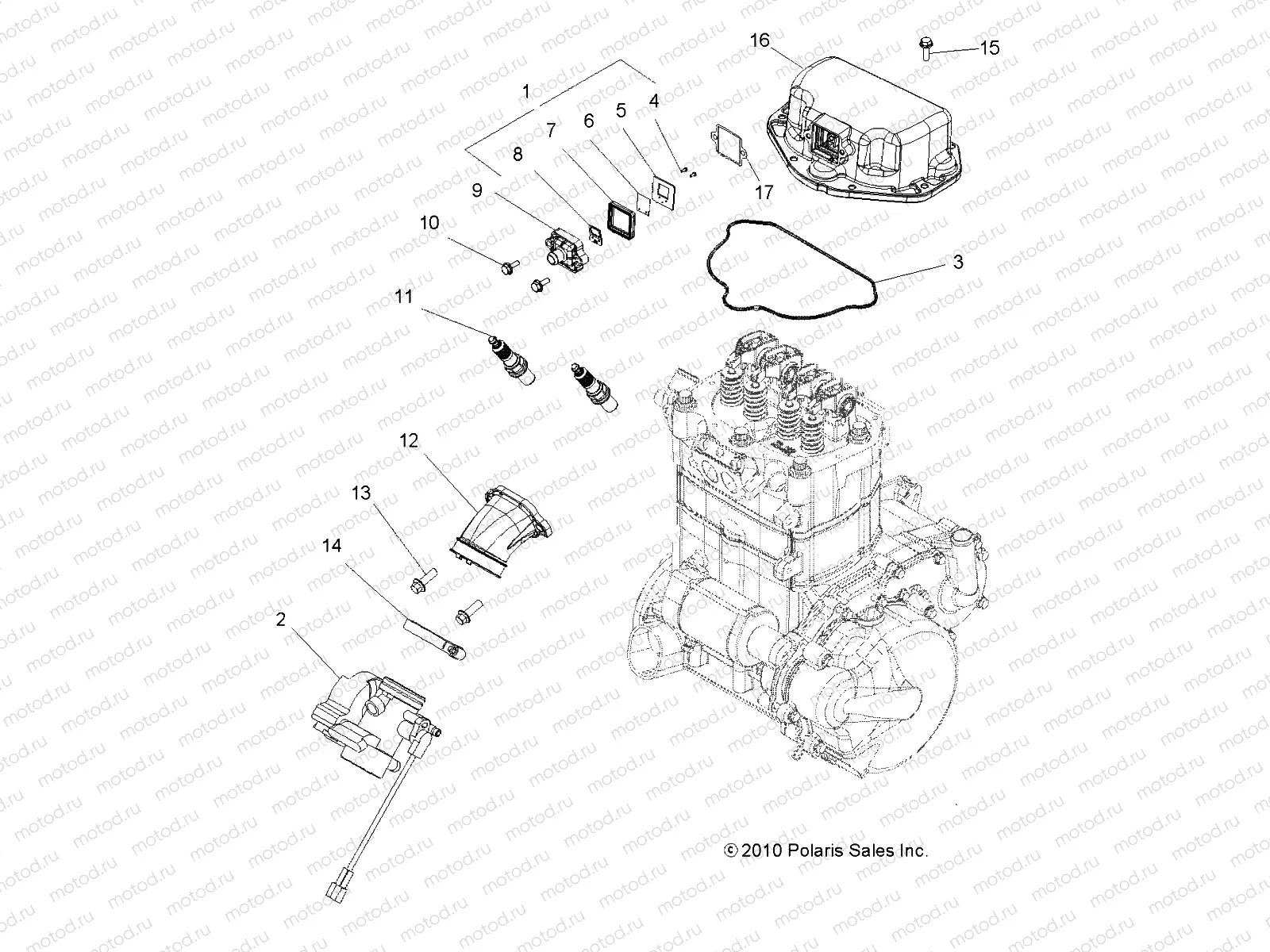 ENGINE | ENGINE, THROTTLE BODY MOUNTING - A11MH76AX/AZ (49ATVTHROTTLEBODY116X6)