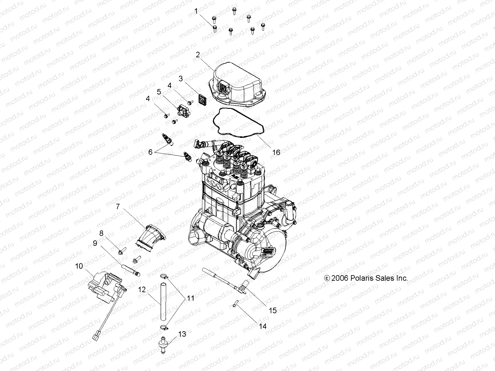 ENGINE | ENGINE, THROTTLE BODY MOUNTING - R07RH68AD/AG/AH/AK/AL/AO/AP/AW (49RGRTHROTTLEBODY077006X6)