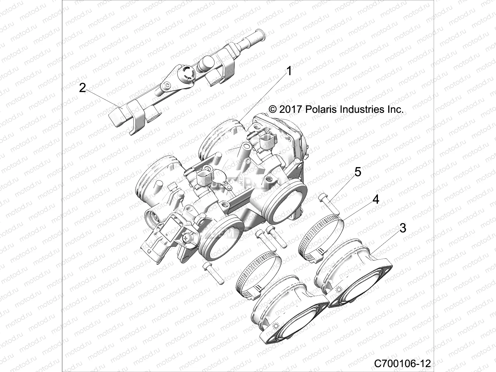 ENGINE | ENGINE, THROTTLE BODY - Z23N4E99NR (C700106-12)