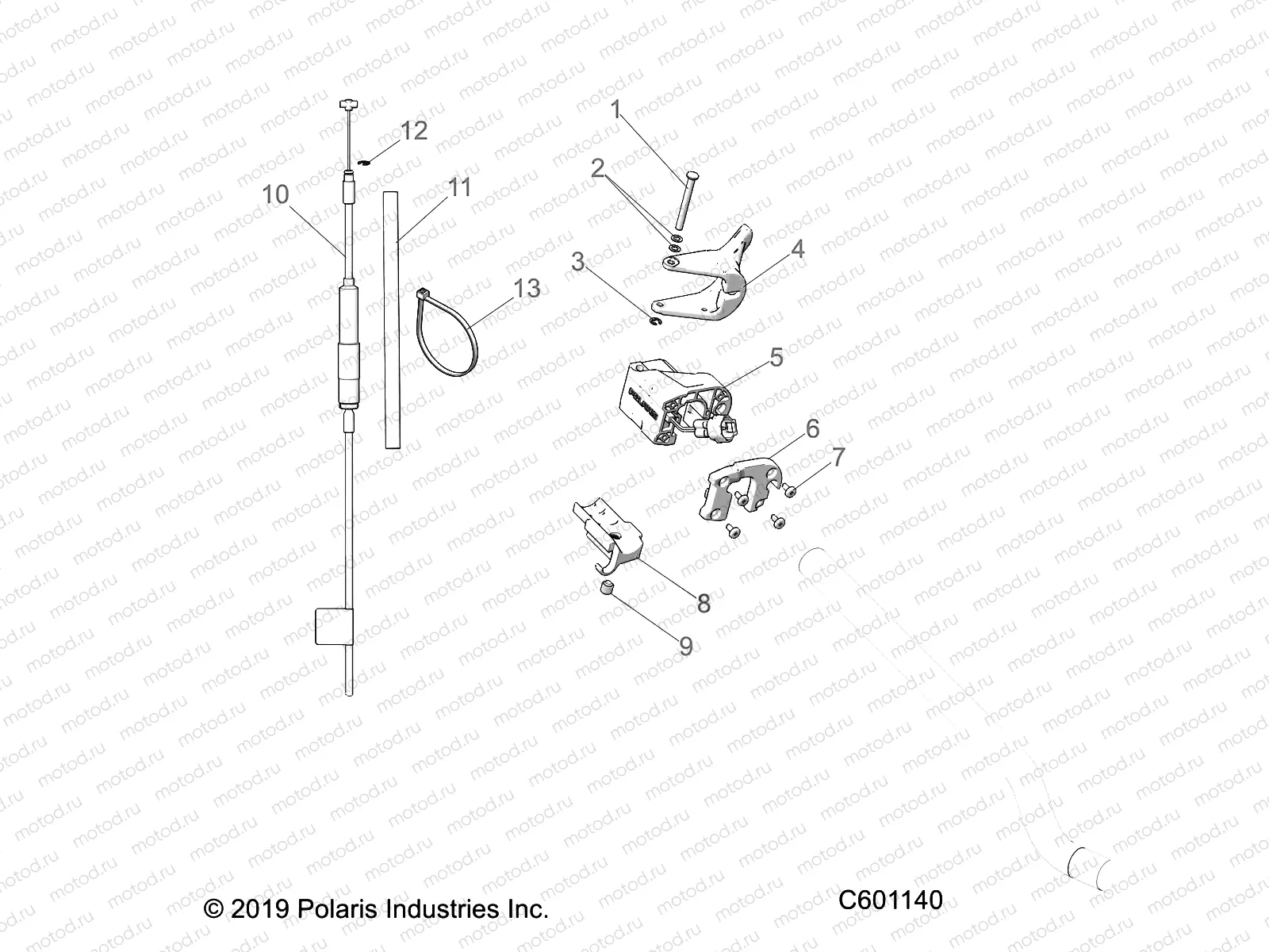 ENGINE | ENGINE, THROTTLE CONTROL ASM. - S20CBA6GSL (C601140)