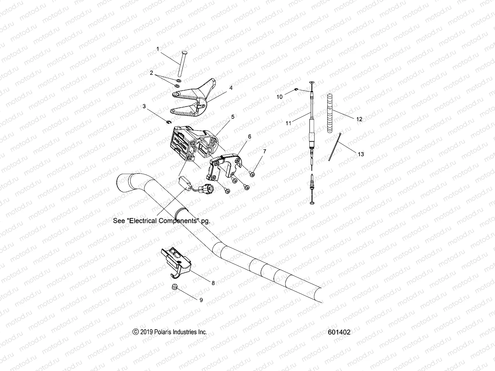 ENGINE | ENGINE, THROTTLE CONTROL ASM. - S20DDL6PS ALL OPTIONS (601402)