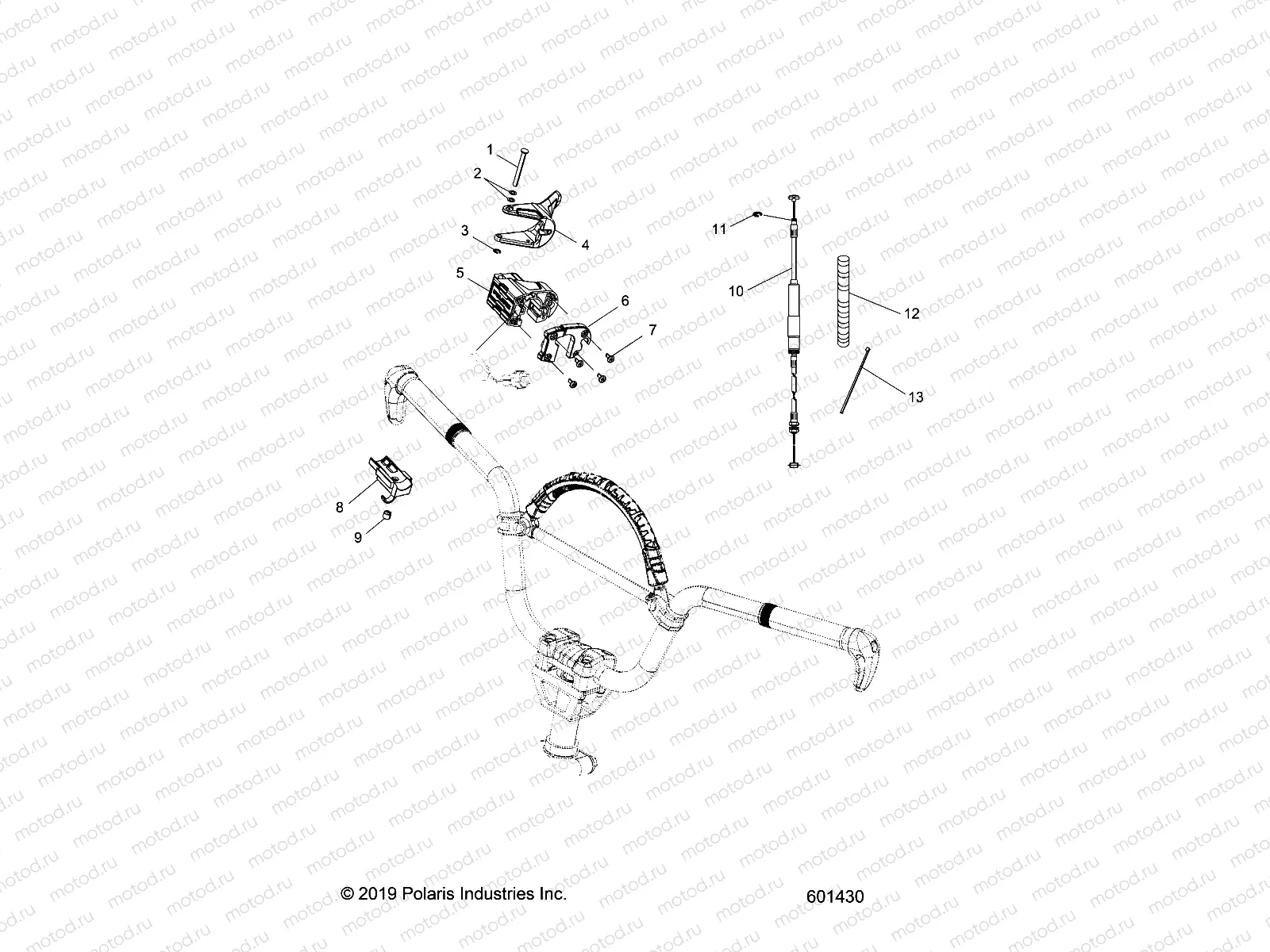 ENGINE | ENGINE, THROTTLE CONTROL ASM. - S20EFT8PS/EFN8PS ALL OPTIONS (601430)