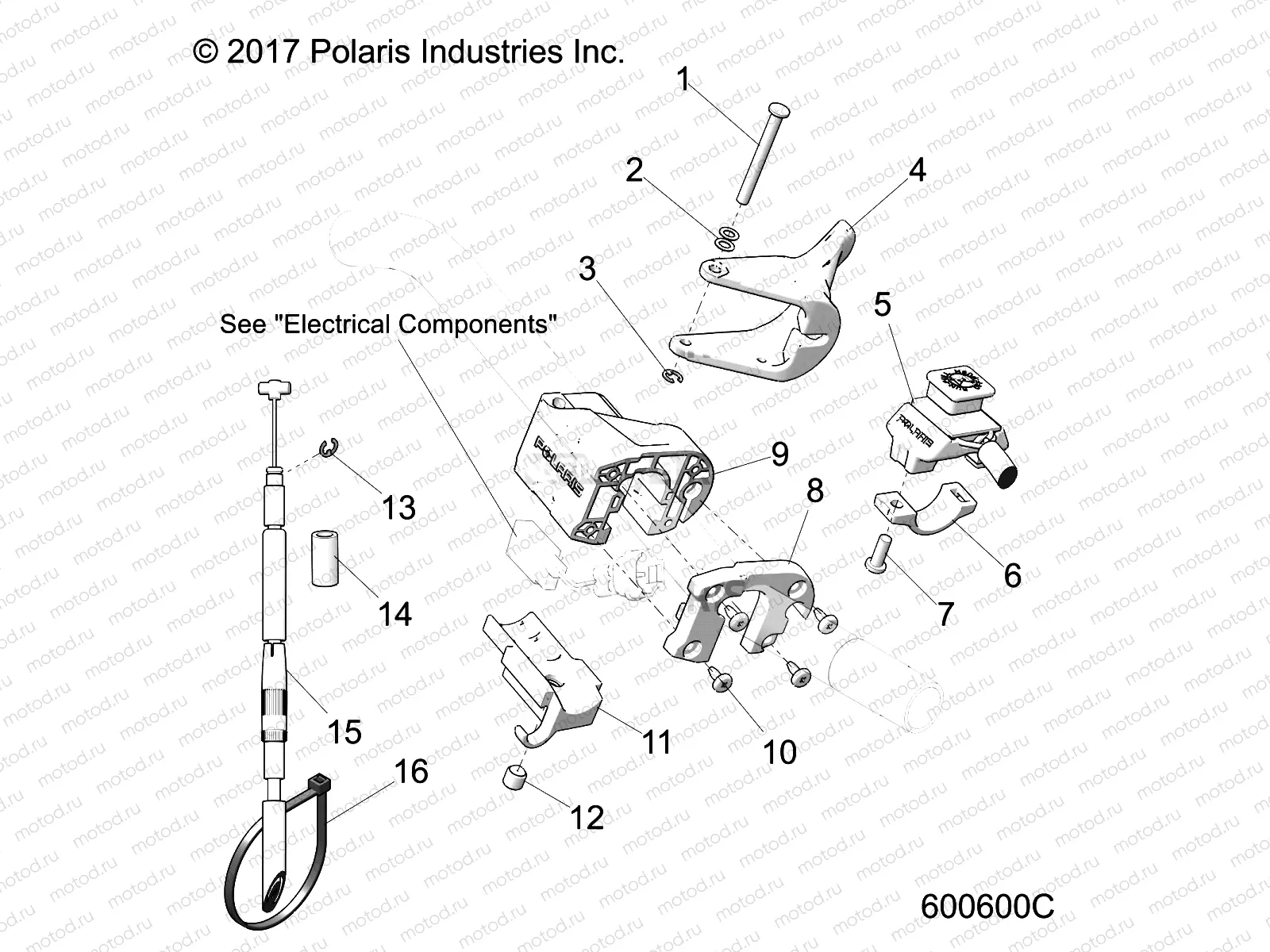 ENGINE | ENGINE, THROTTLE CONTROL ASM. - S20FJB8/FJE8/FJP8 ALL OPTIONS (600600C)
