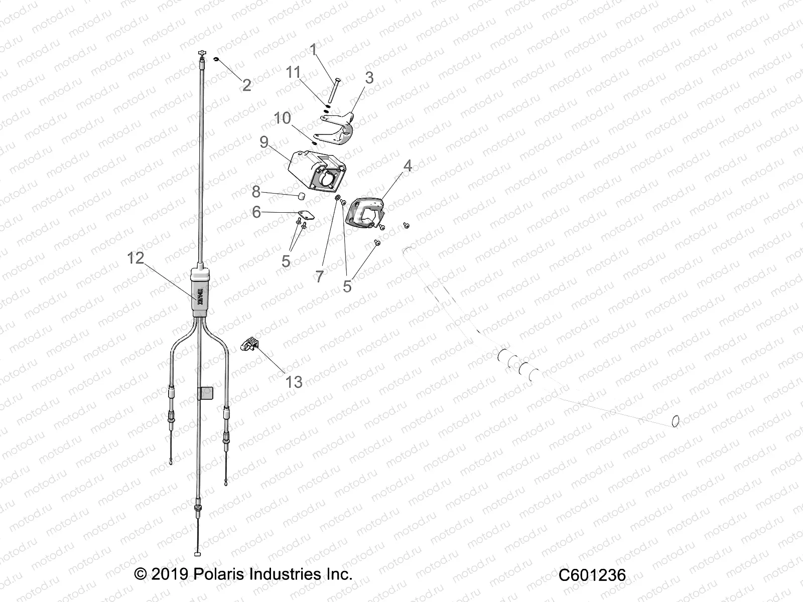 ENGINE | ENGINE, THROTTLE CONTROL ASM. - S22CBU5TSL (C601236)