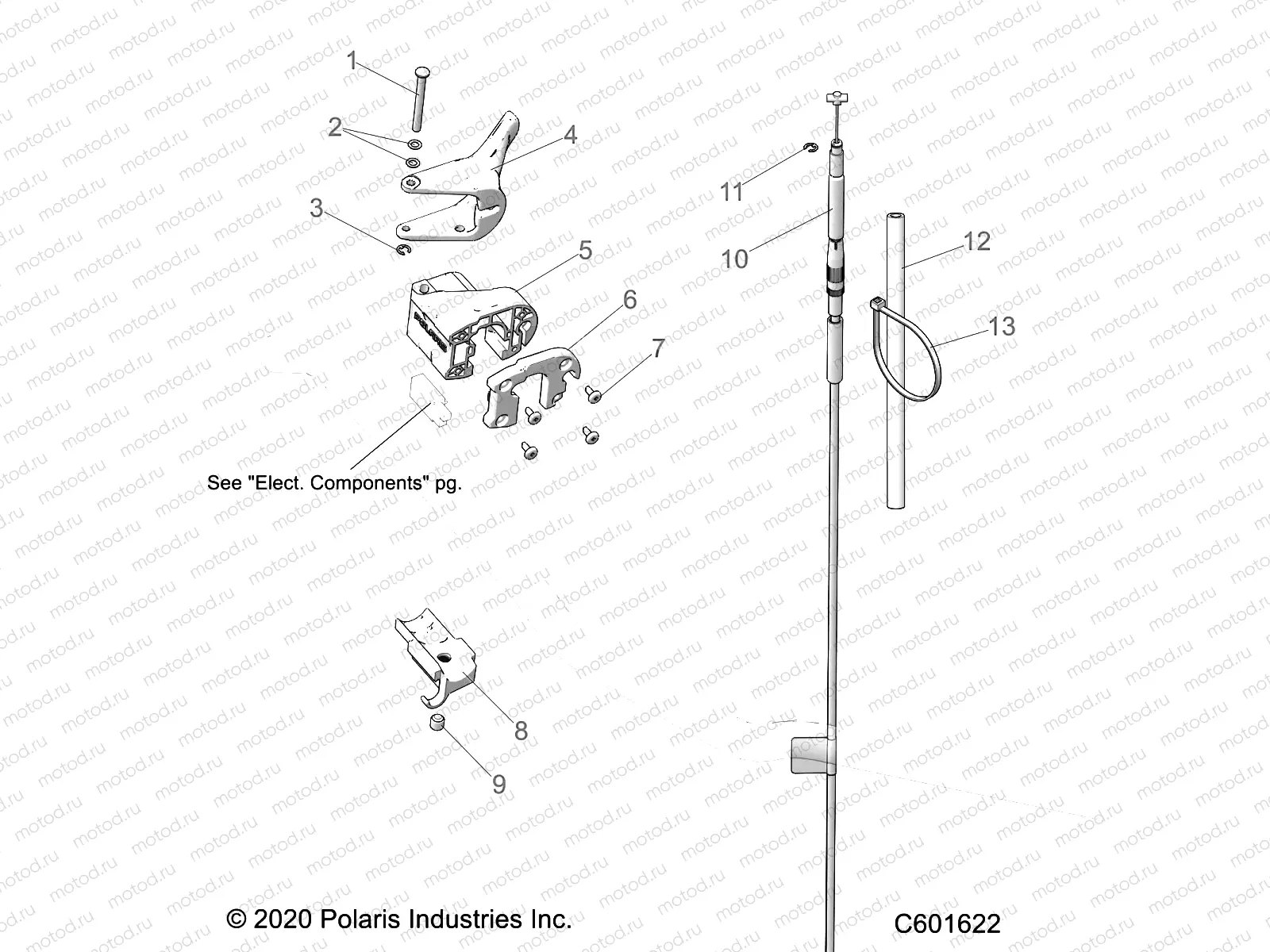 ENGINE | ENGINE, THROTTLE CONTROL ASM. - S22TLT6REL (C601622)