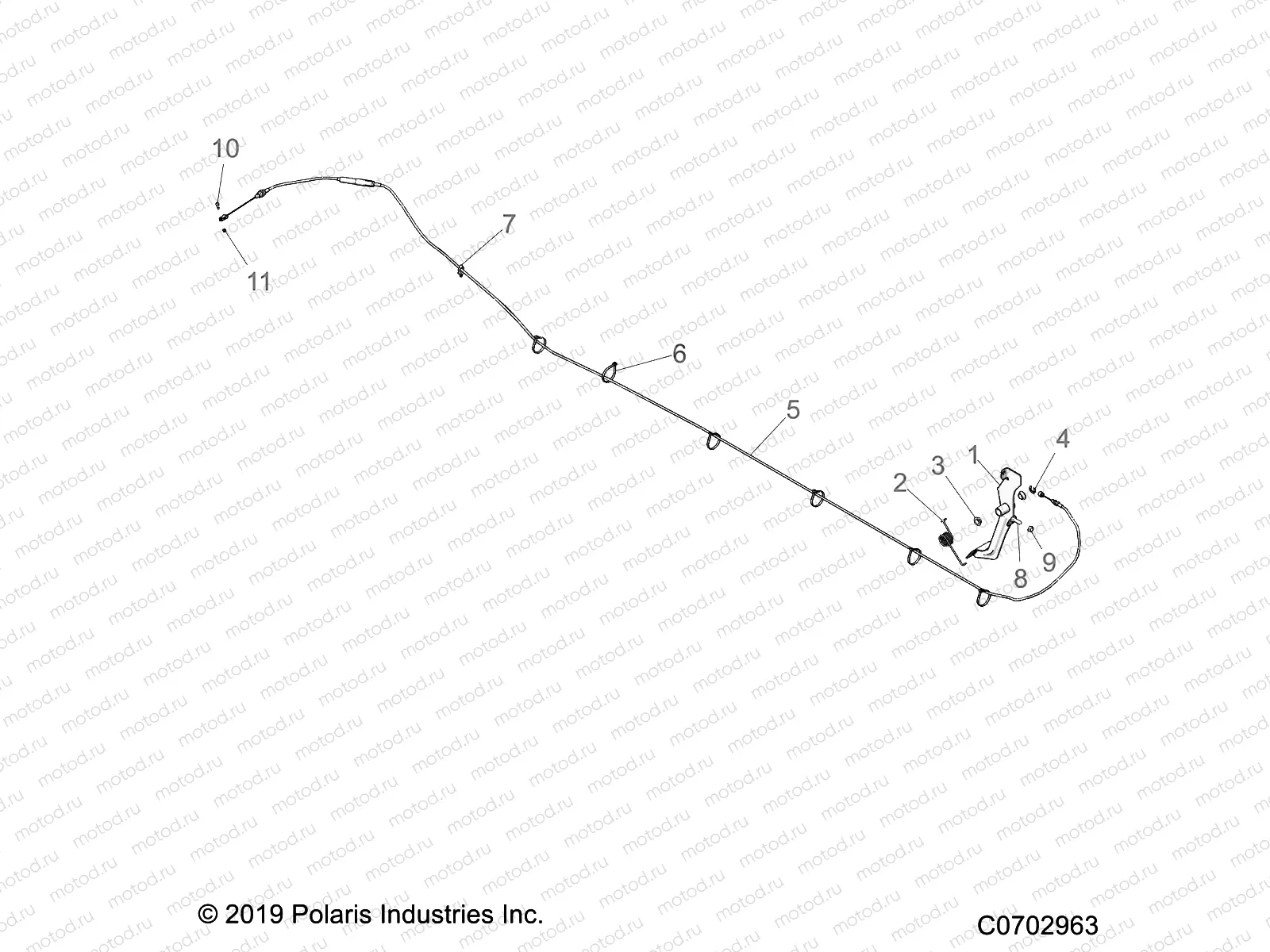 ENGINE | ENGINE, THROTTLE PEDAL AND CABLE - D21BEPD4B4 (C0702963)